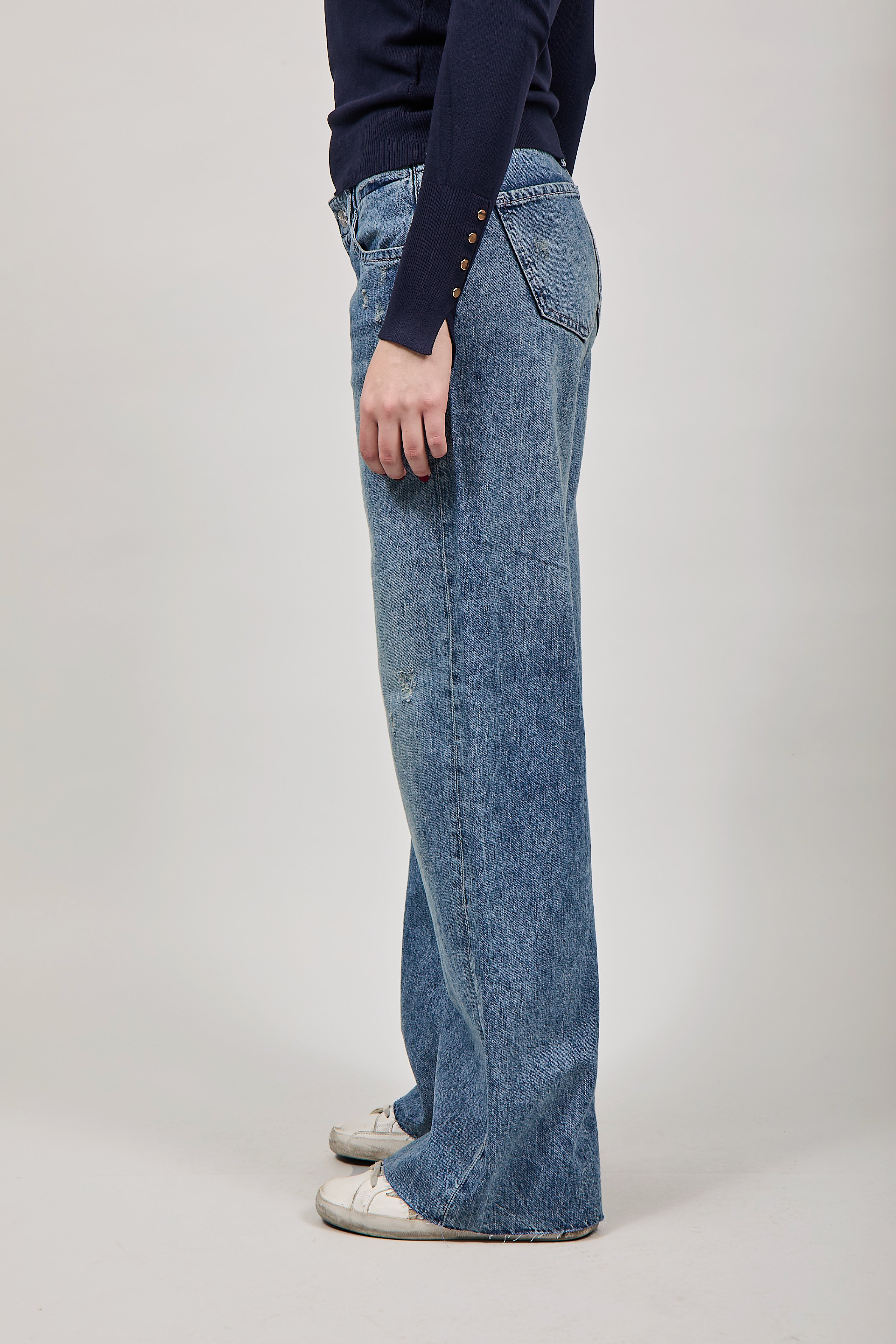 Jeans Pont Wide Straight Leg G046