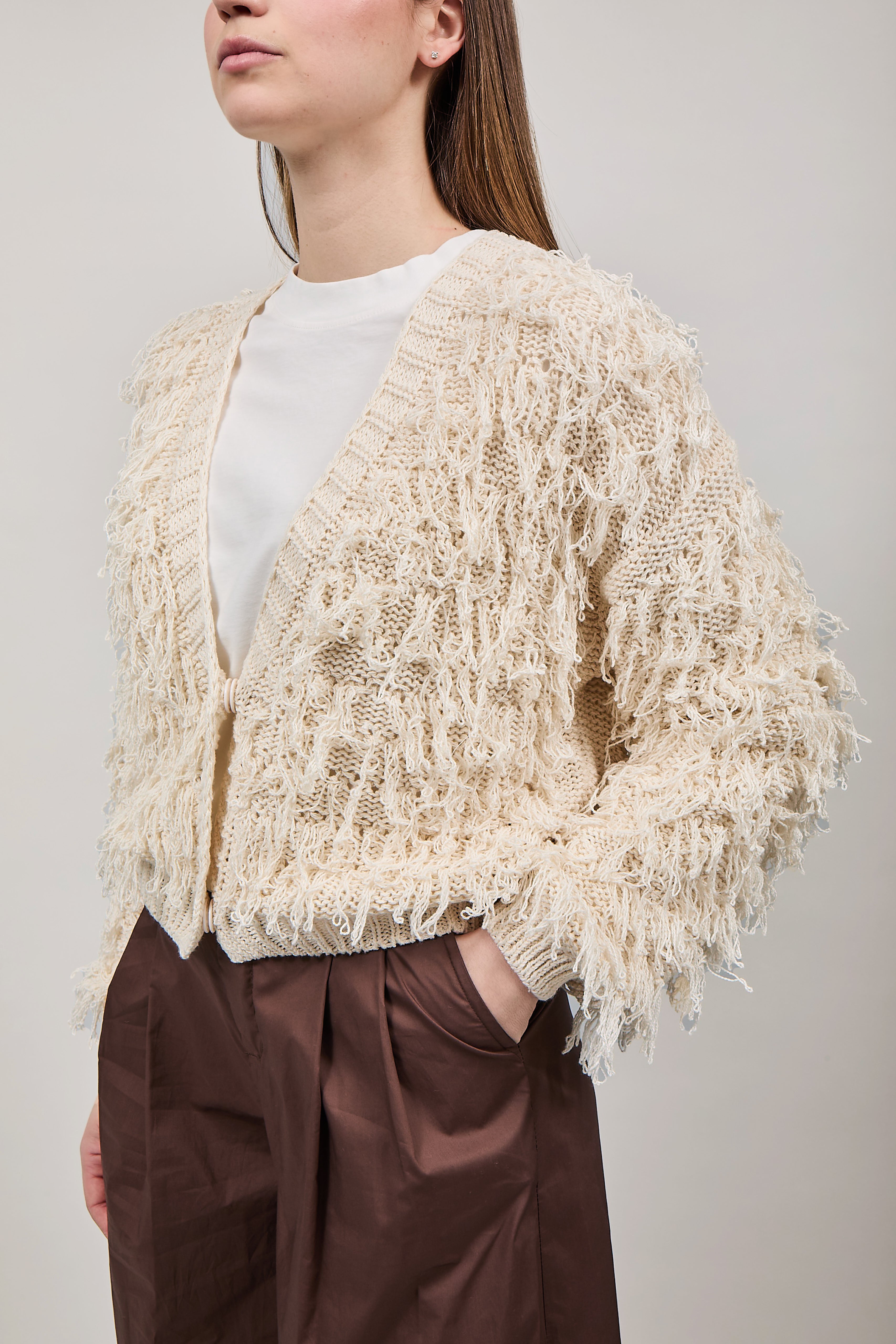 Cardigan Haveone Frangia Calce