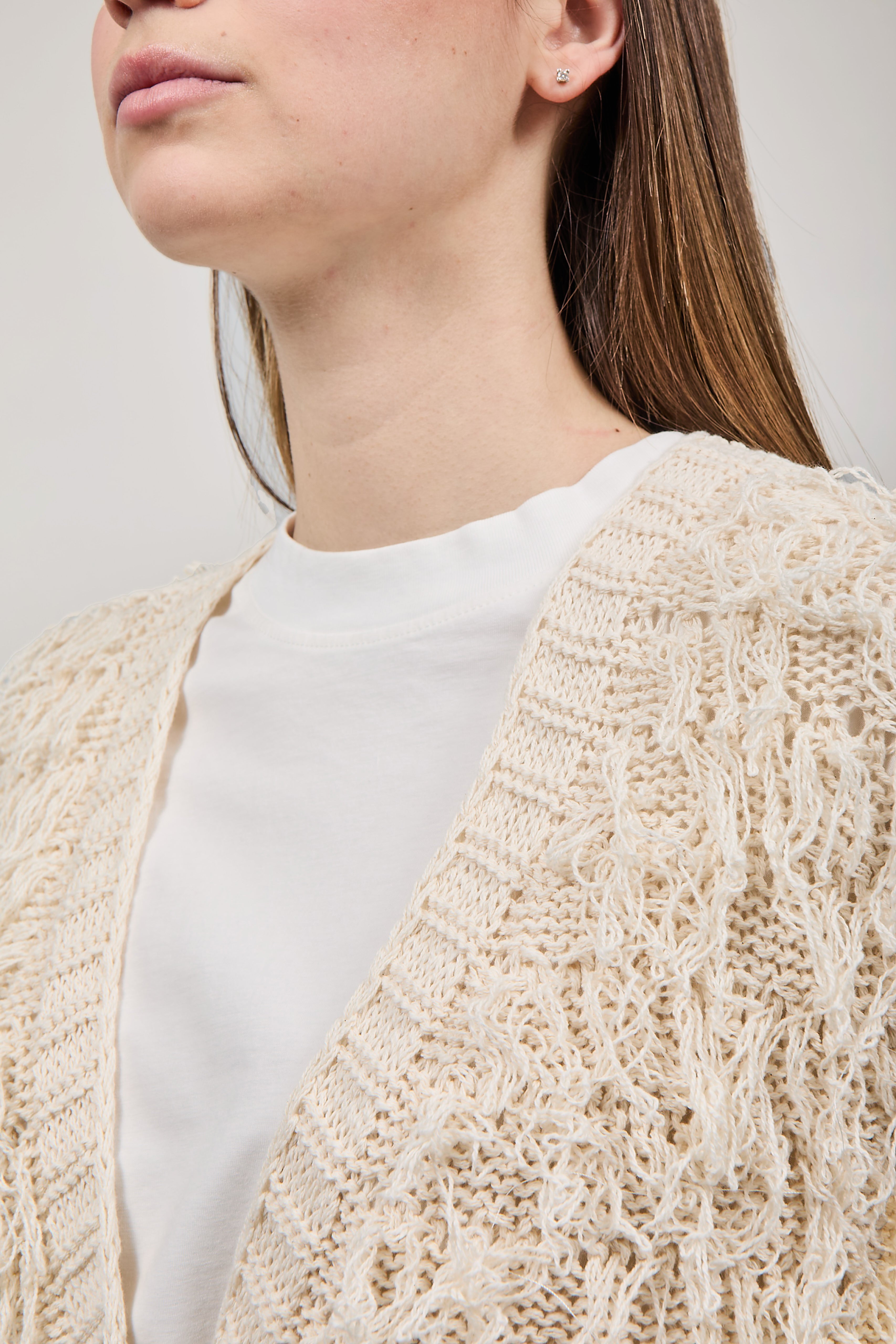 Cardigan Haveone Frangia Calce