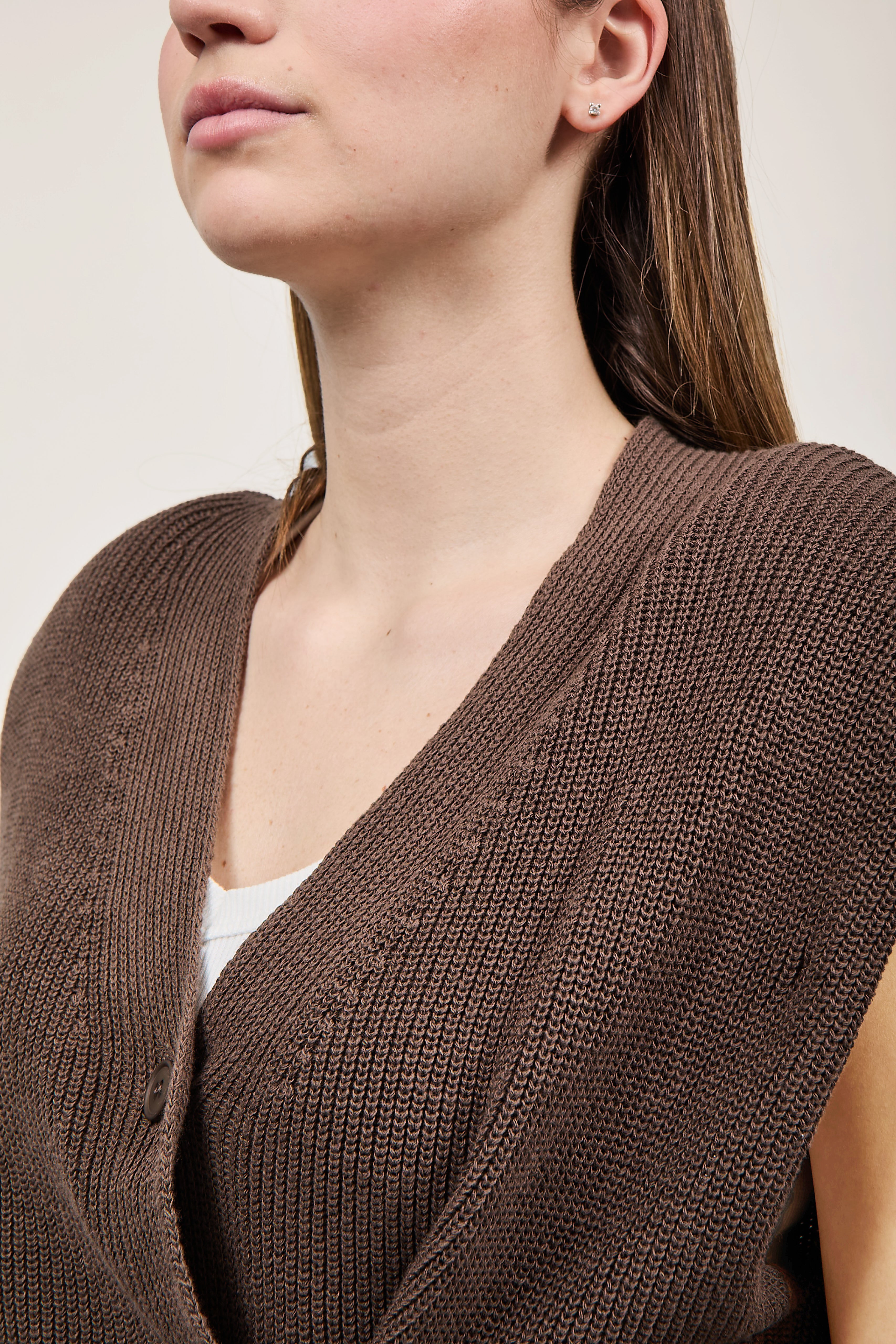 Gilet Haveone Spalline Moro