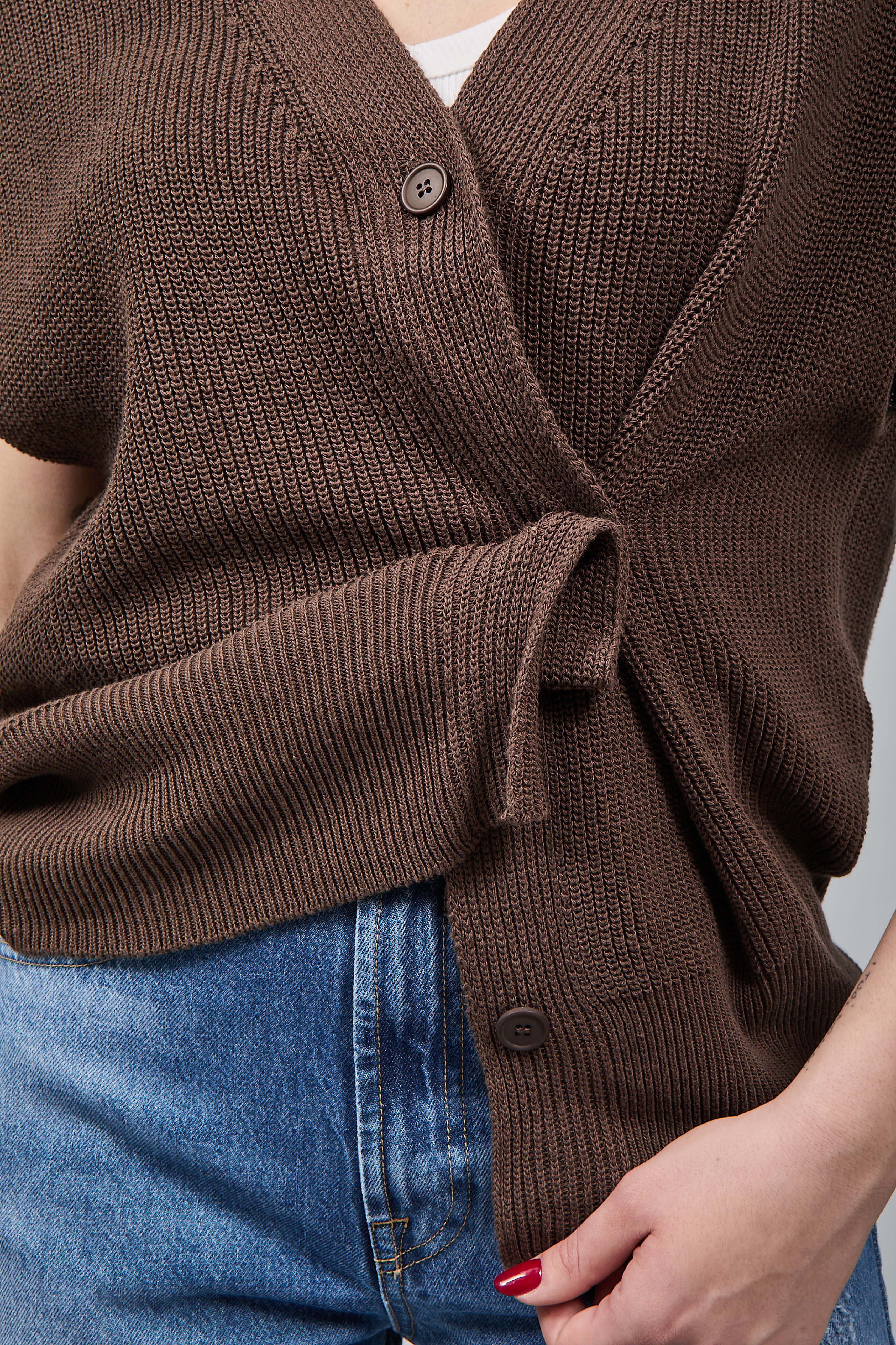 Gilet Haveone Spalline Moro