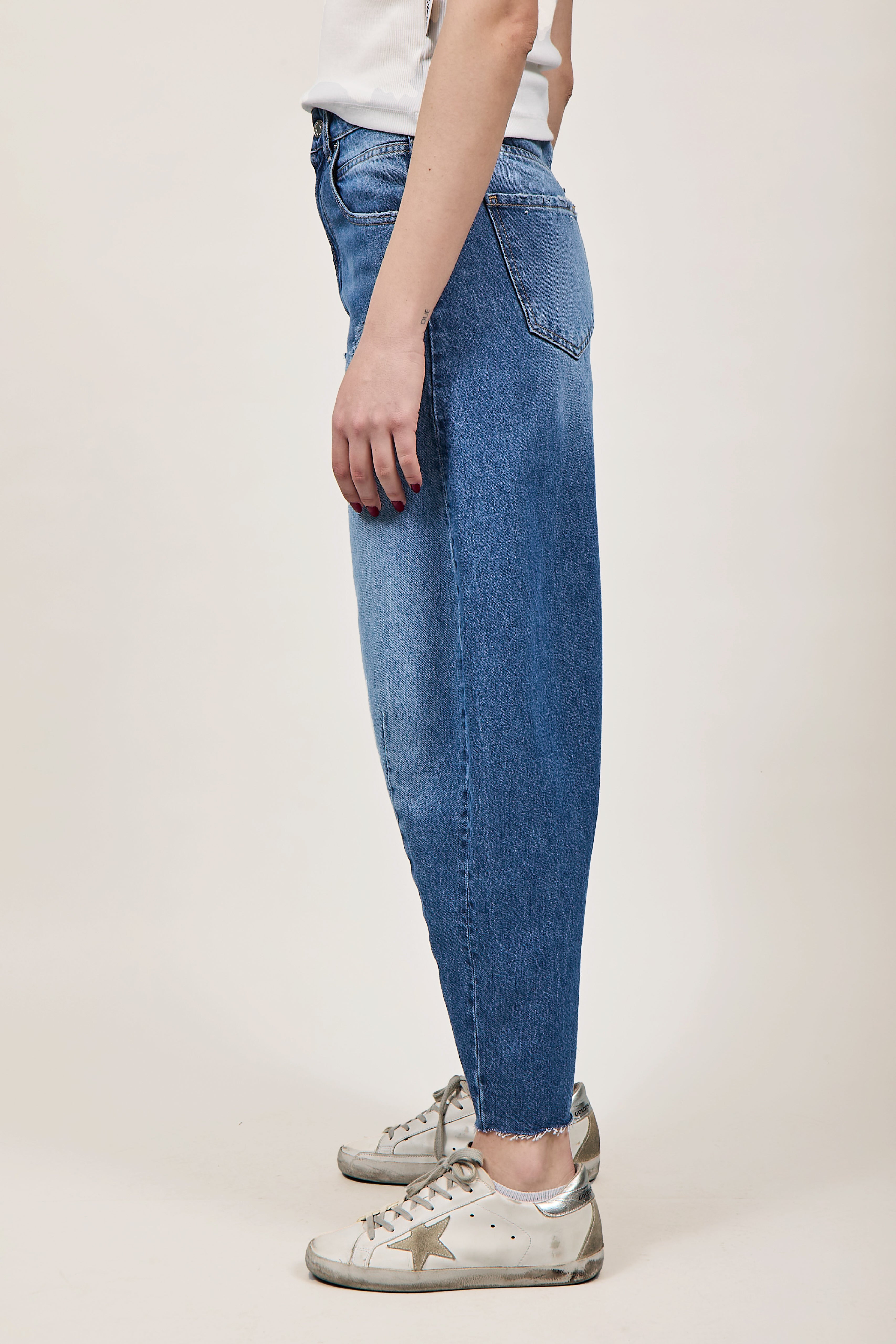 Jeans Haveone Barbara Denim Blu