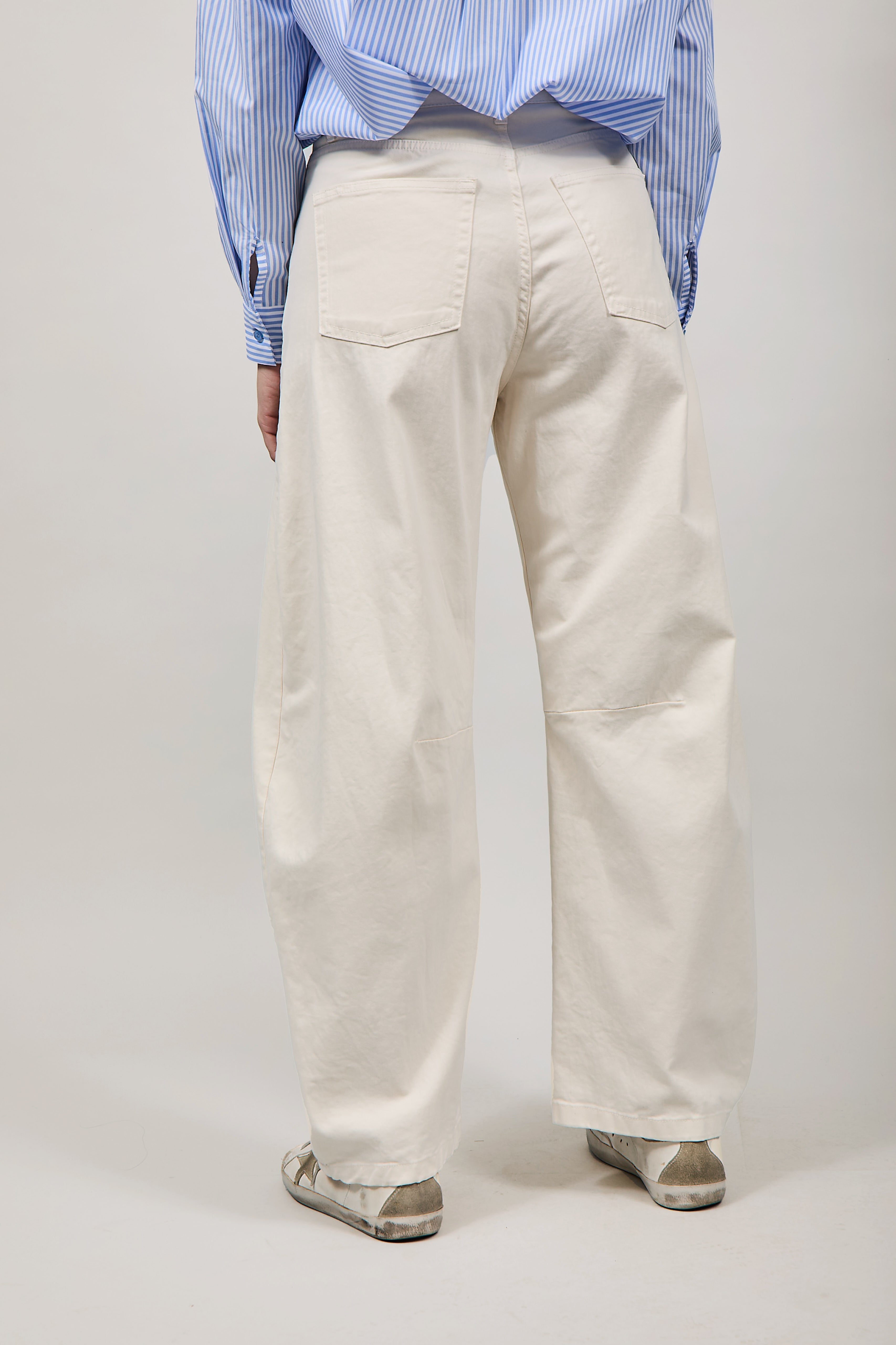 Pantalone Lokita Gabardina Avorio