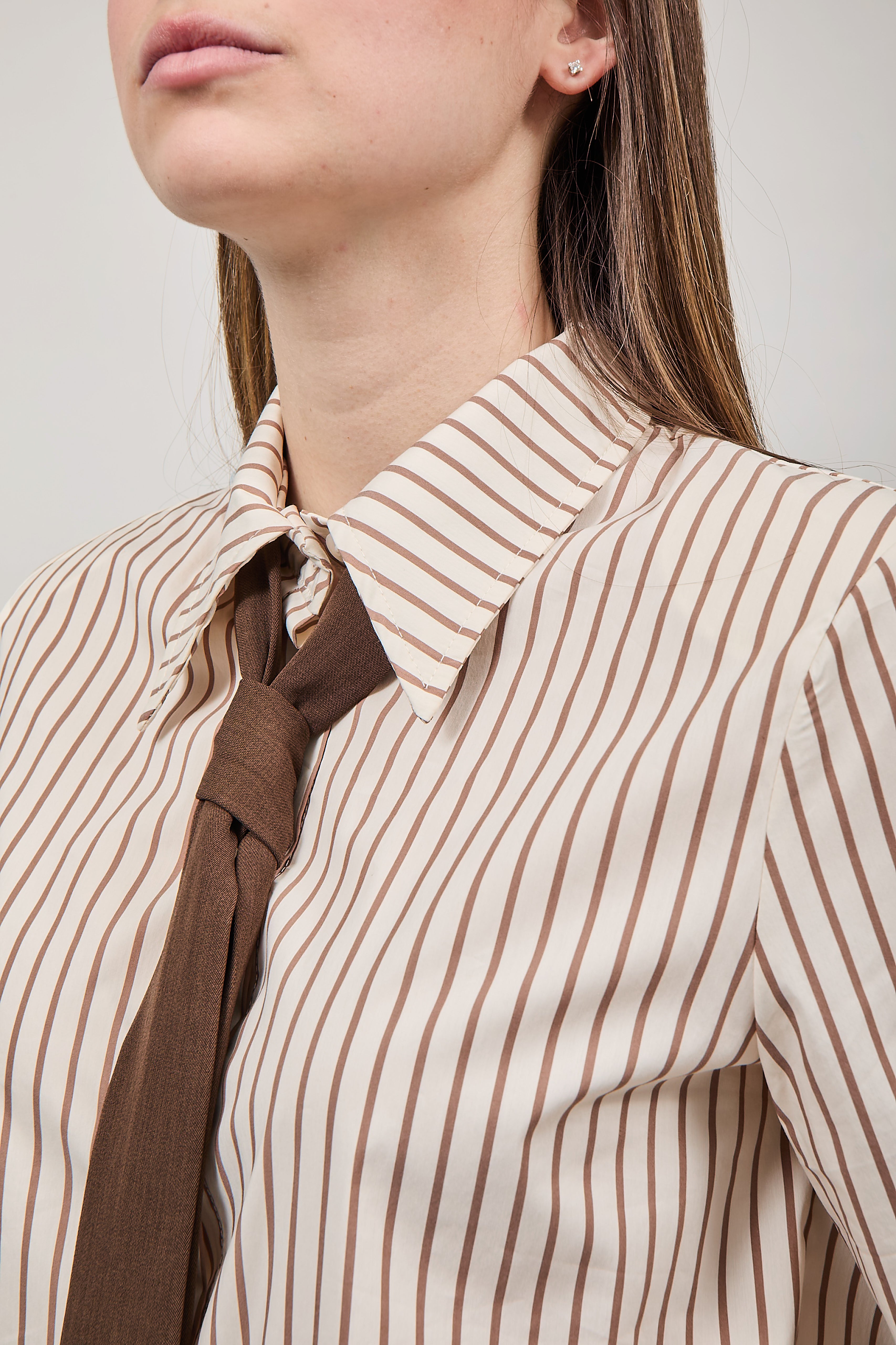 Camicia Haveone Rigata Cravatta