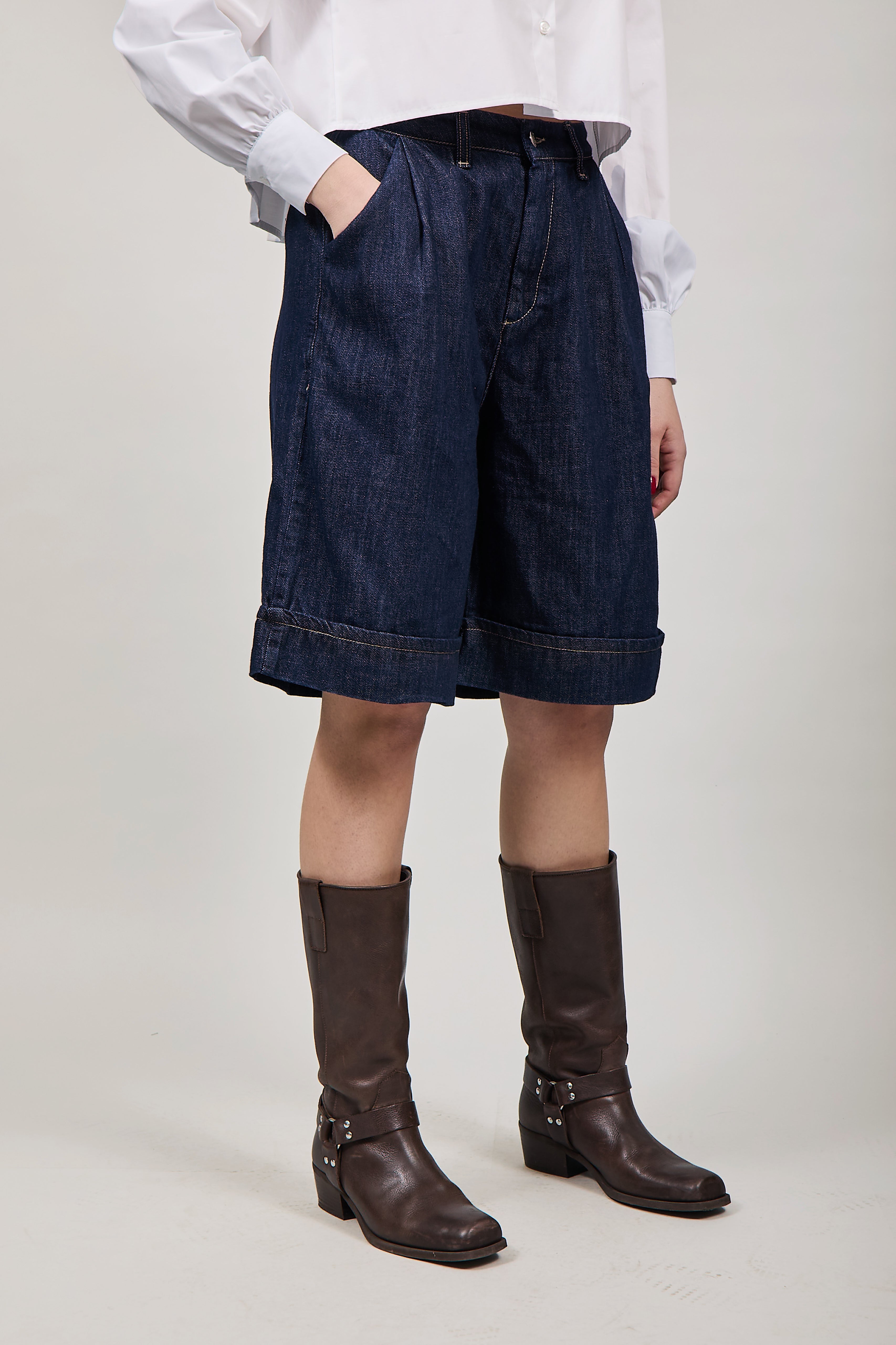 Bermuda Lokita Denim scuro