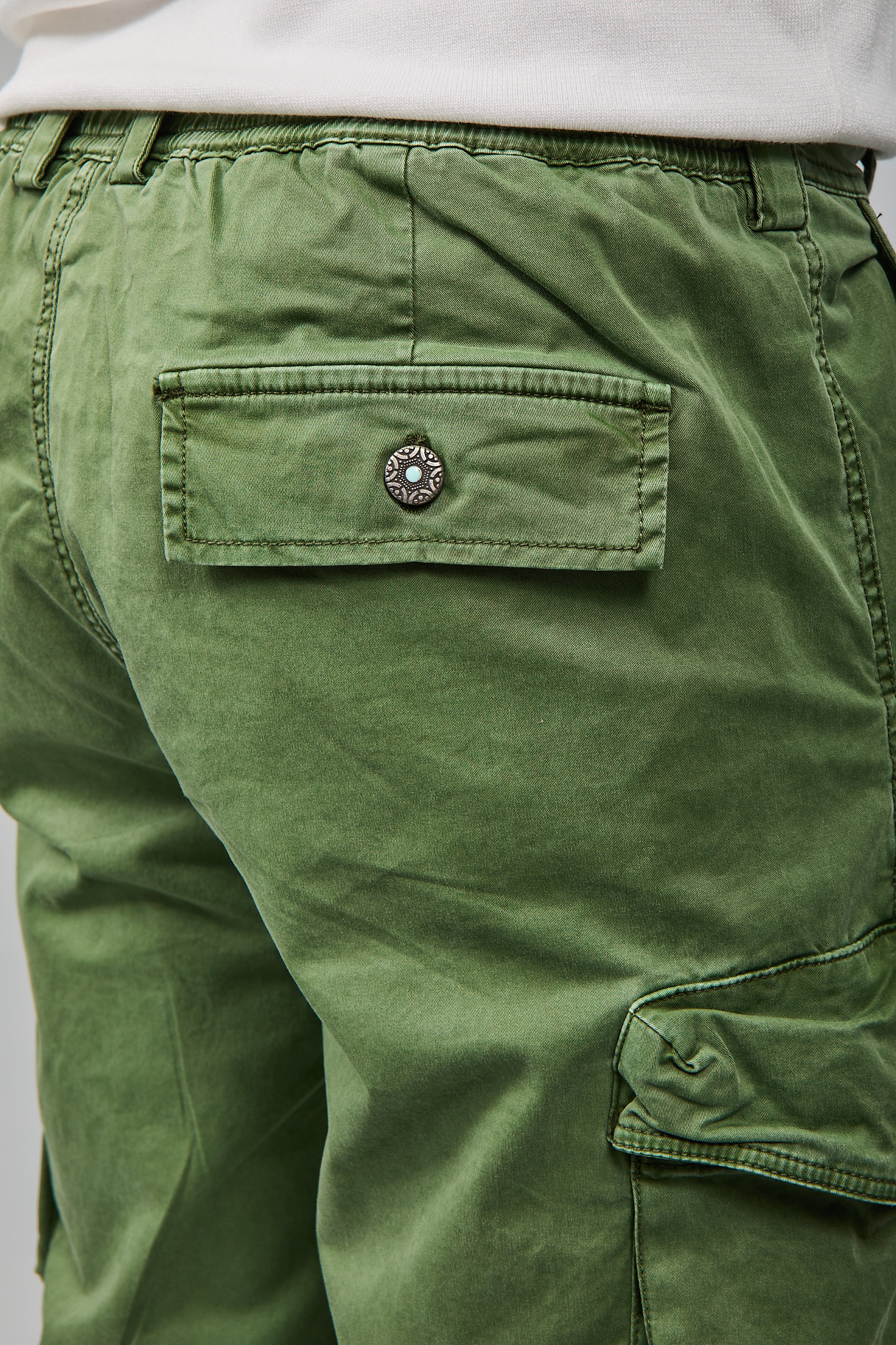 Pantalone Berna Cargo Destroy Verde