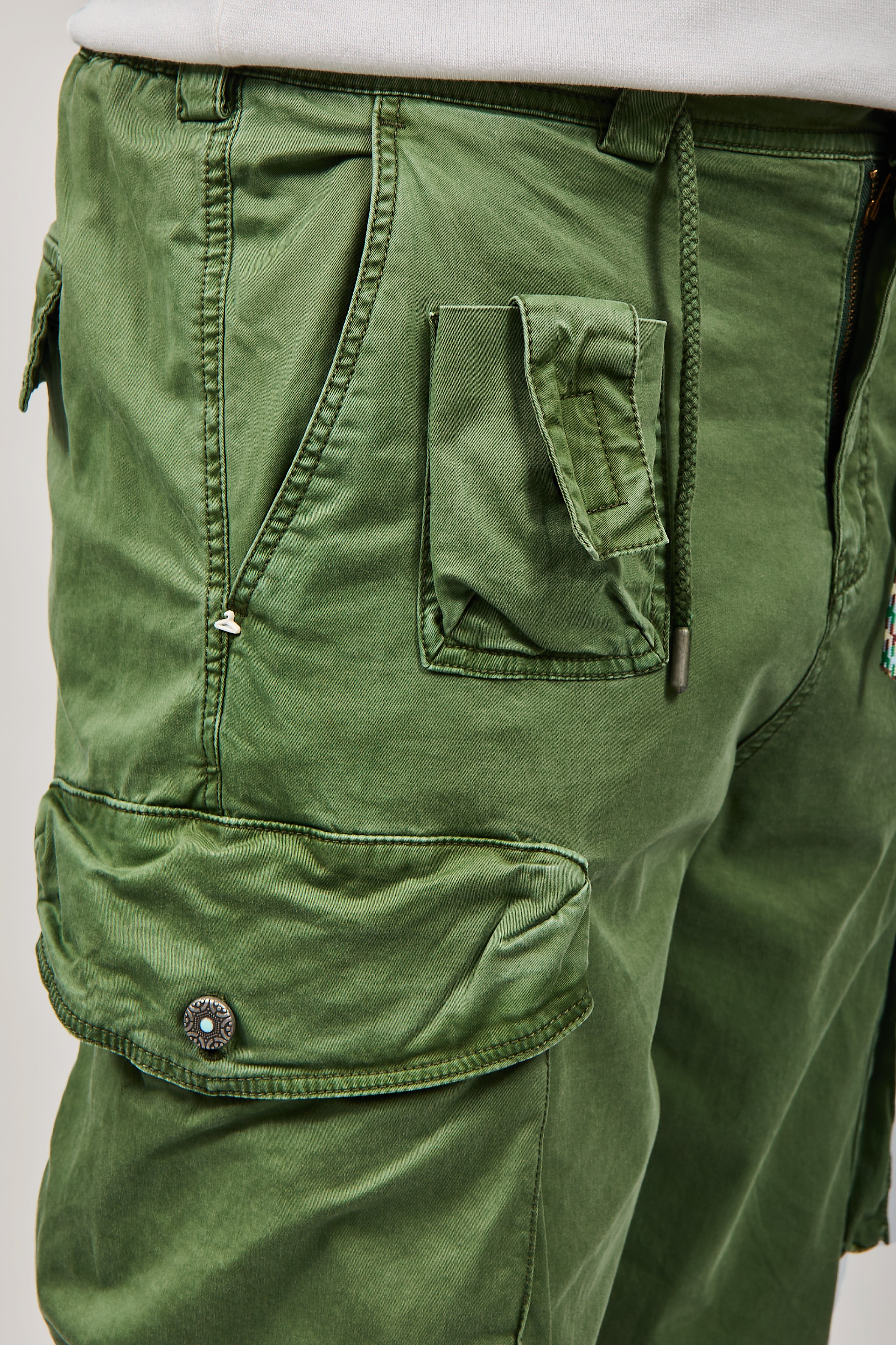 Pantalone Berna Cargo Destroy Verde