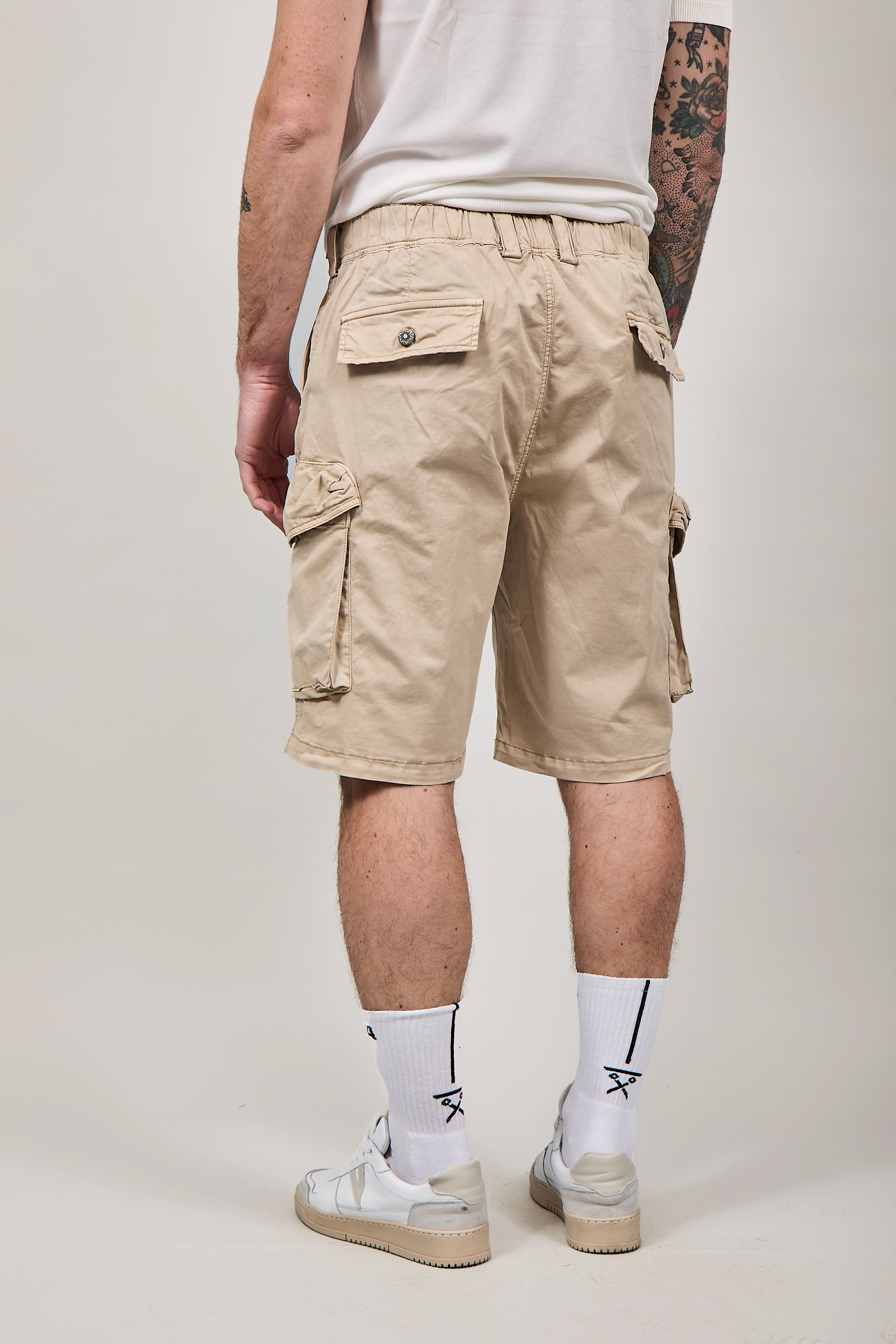 Bermuda Berna Cargo Destroy Beige