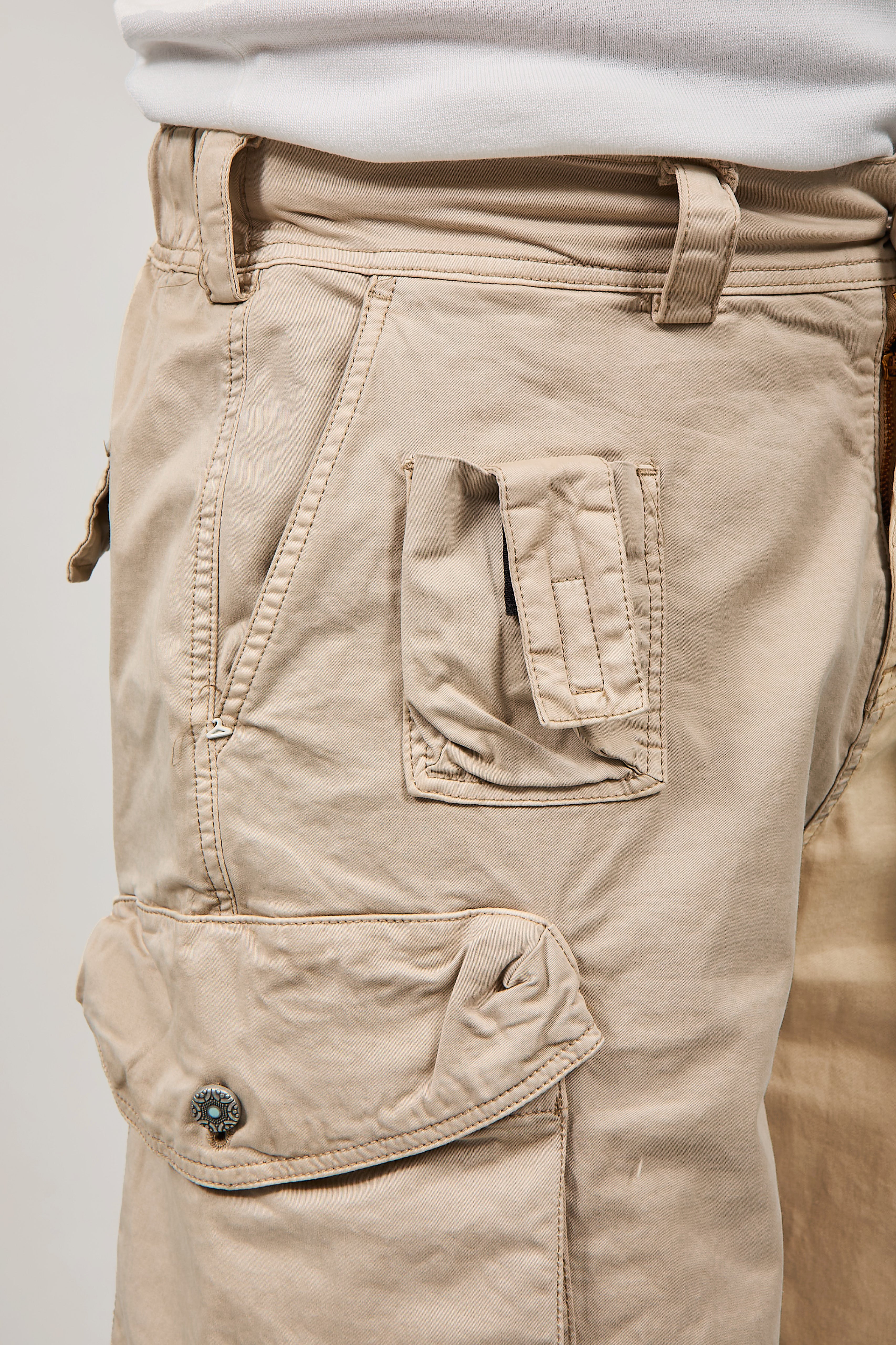 Bermuda Berna Cargo Destroy Beige