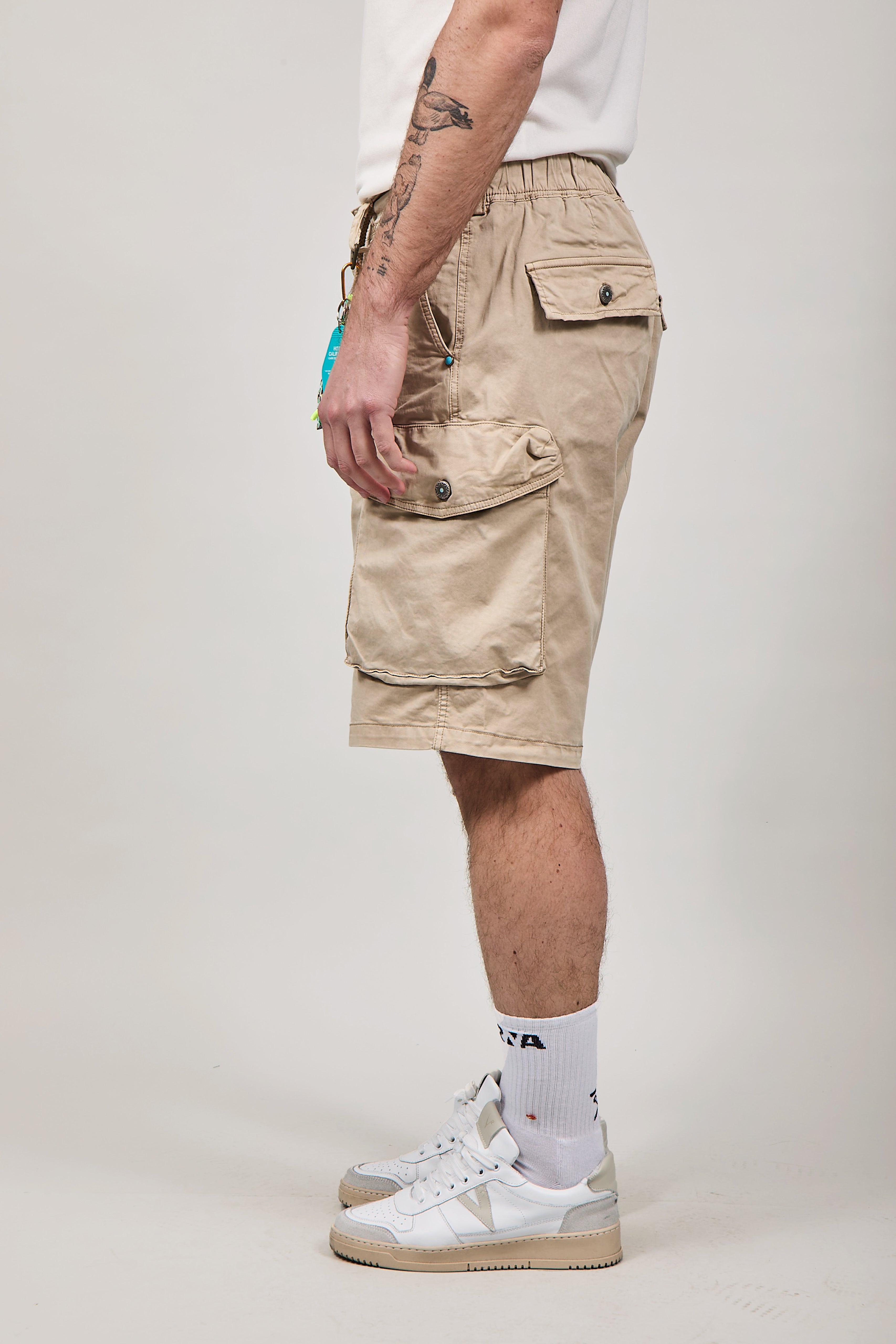 Bermuda Berna Cargo Destroy Beige