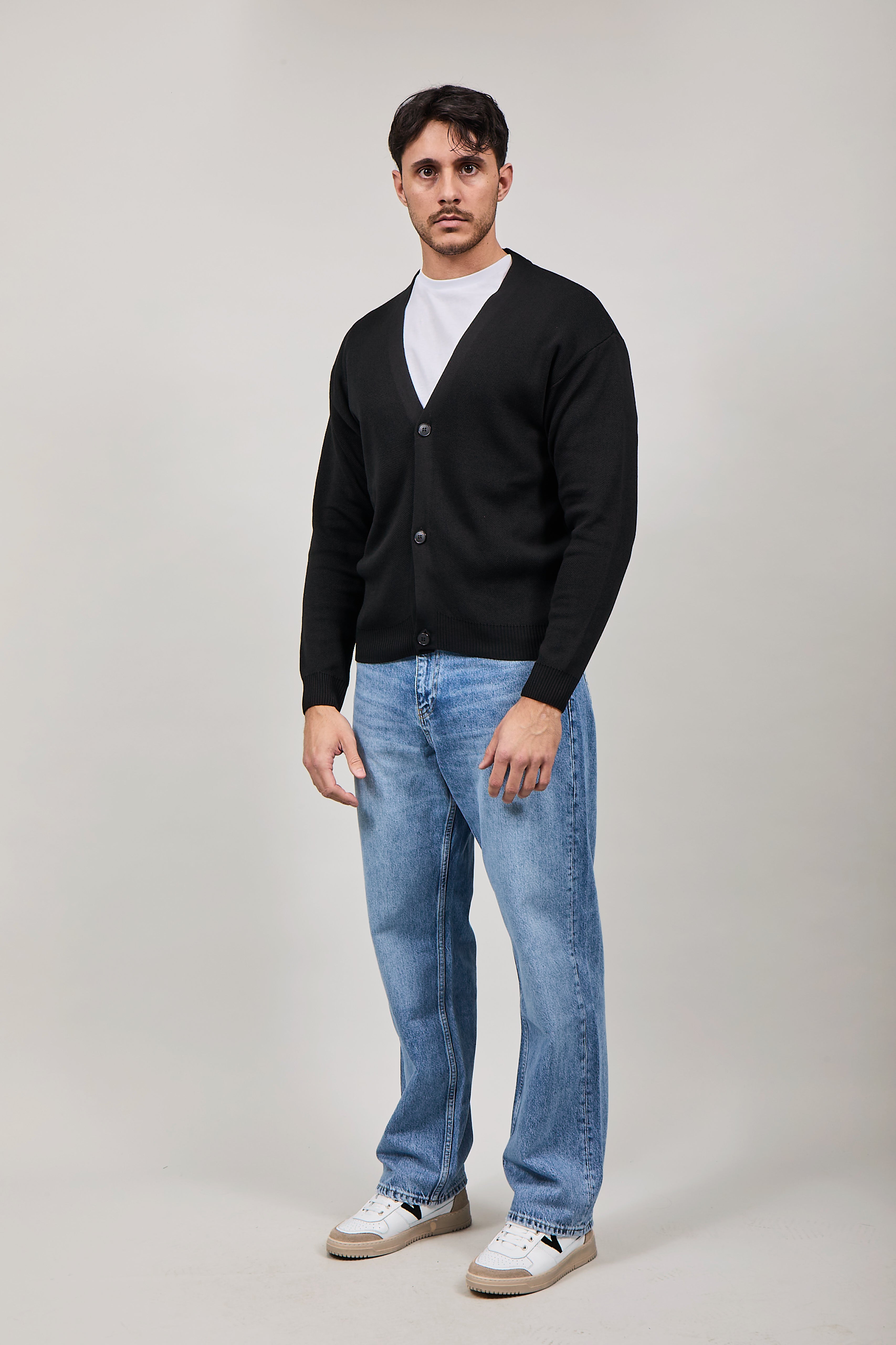 Cardigan Crop Why Not Brand Kim 45 Nero
