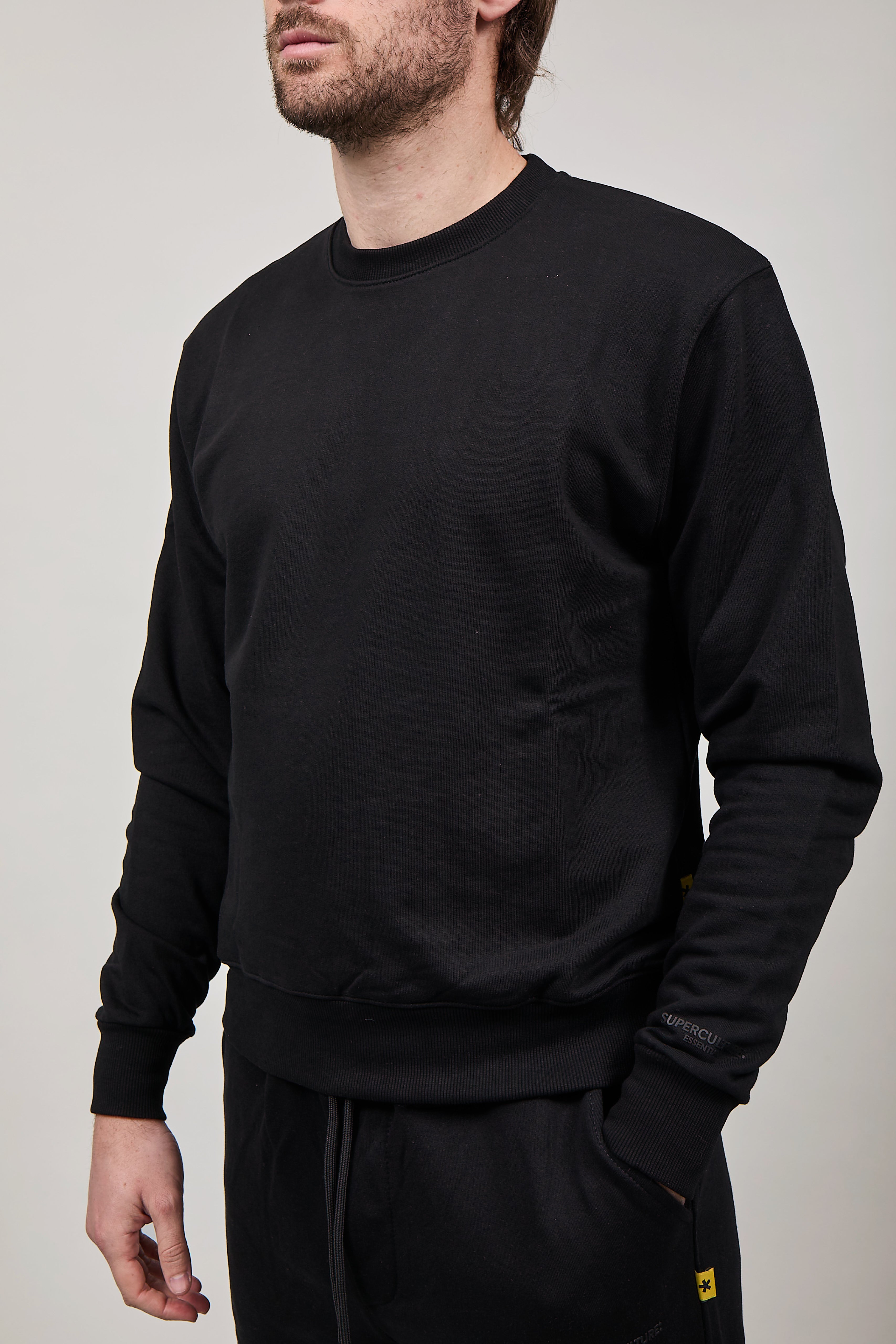 Felpa Superculture Teddy Nera