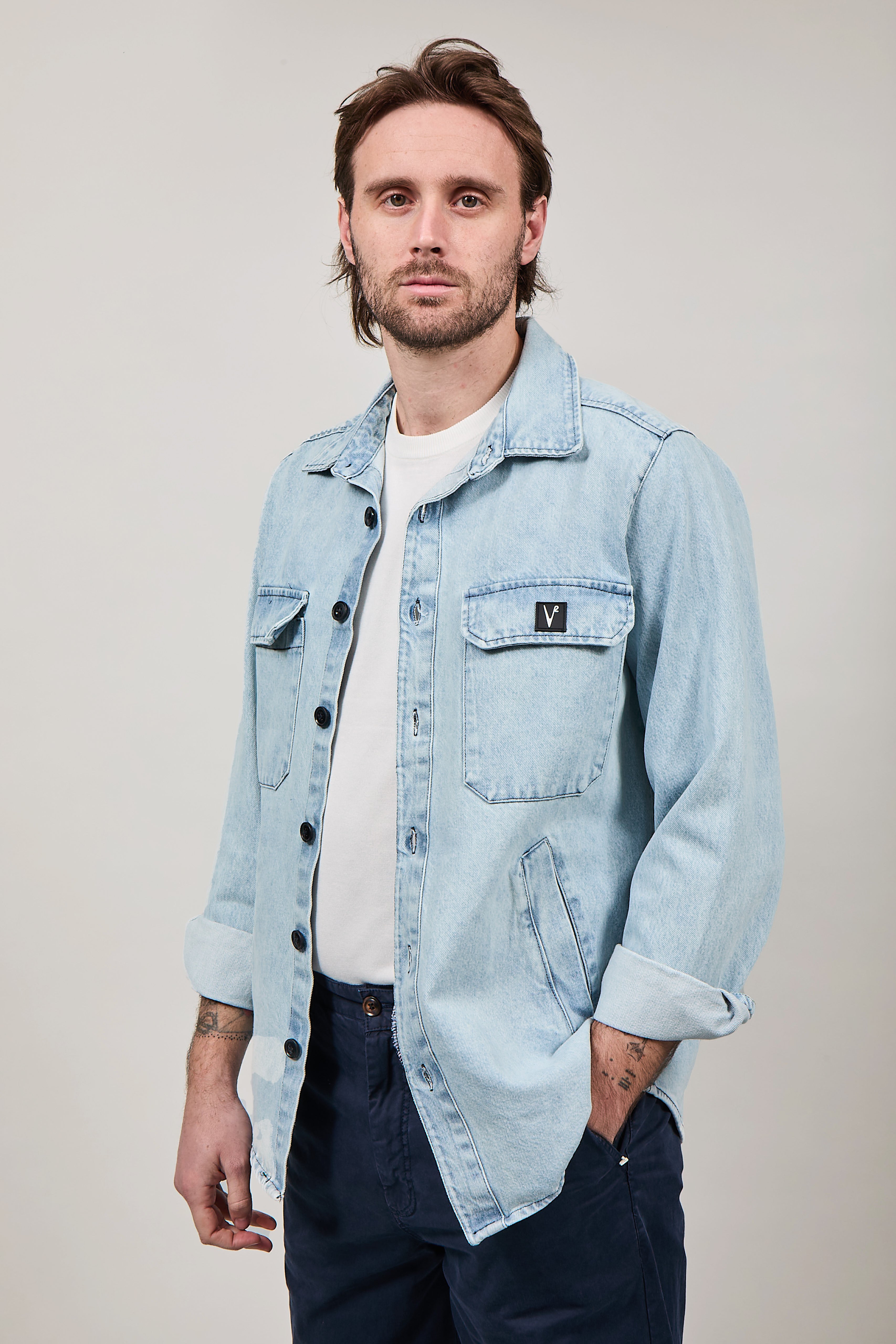 Sahariana V2 Jeans Marmo