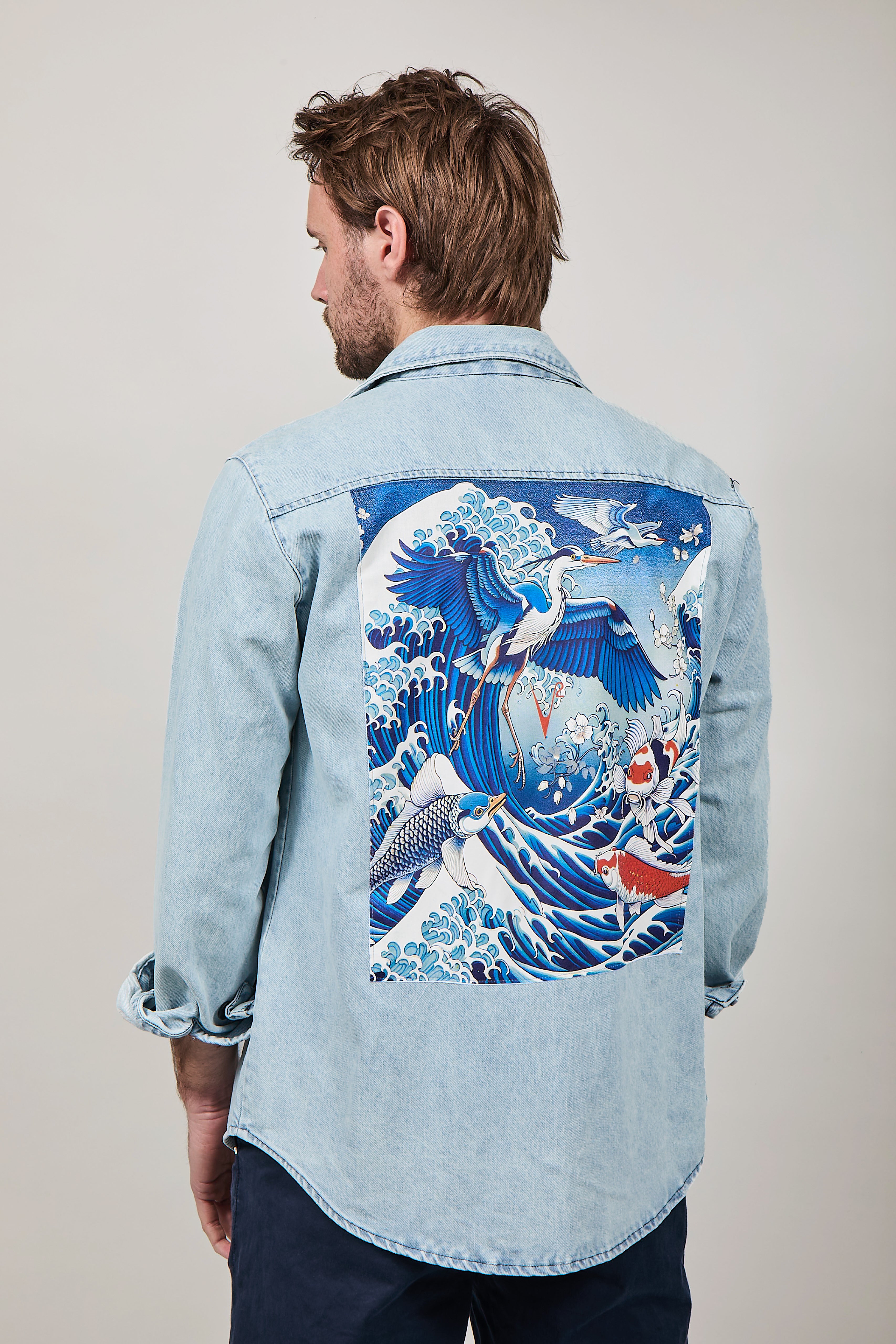 Sahariana V2 Jeans Marmo