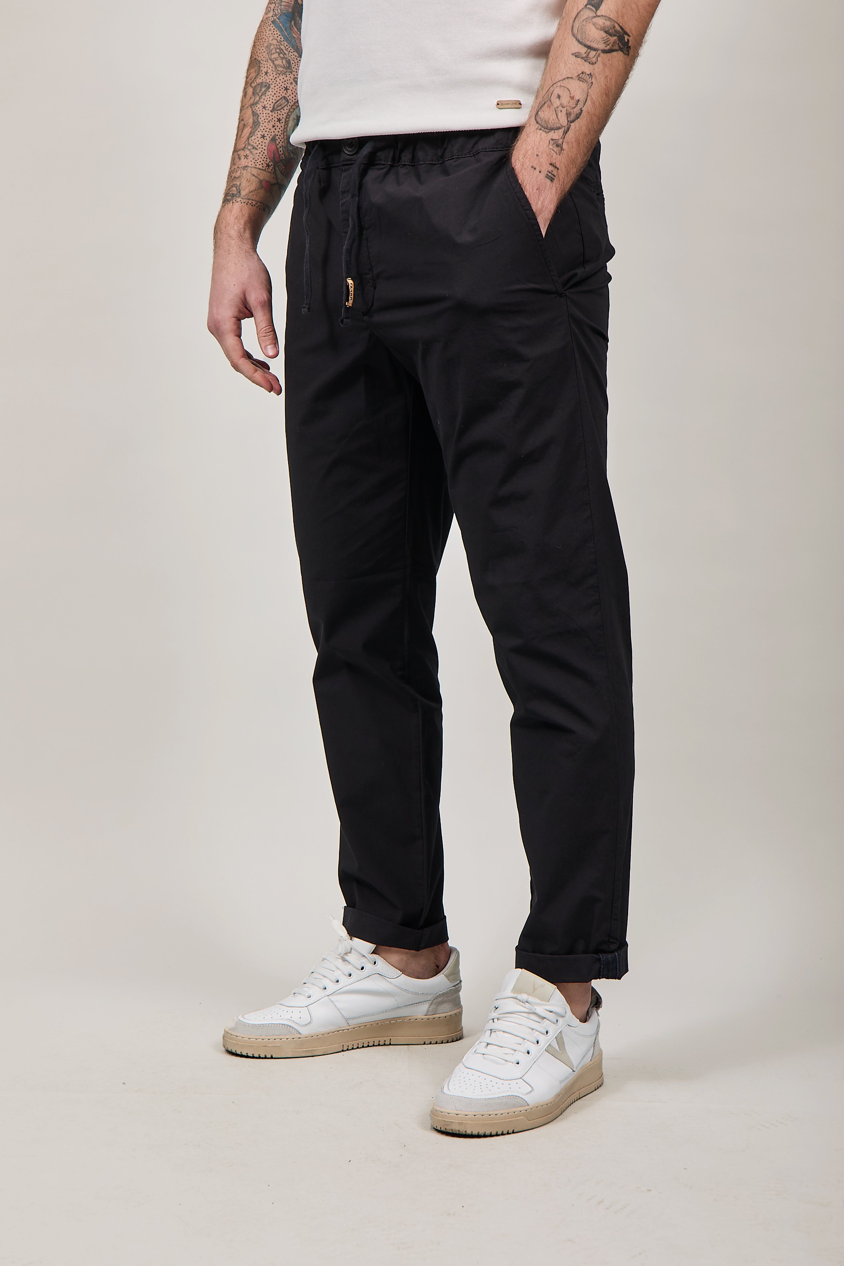 Pantalone Clark Lewis T027 Nero
