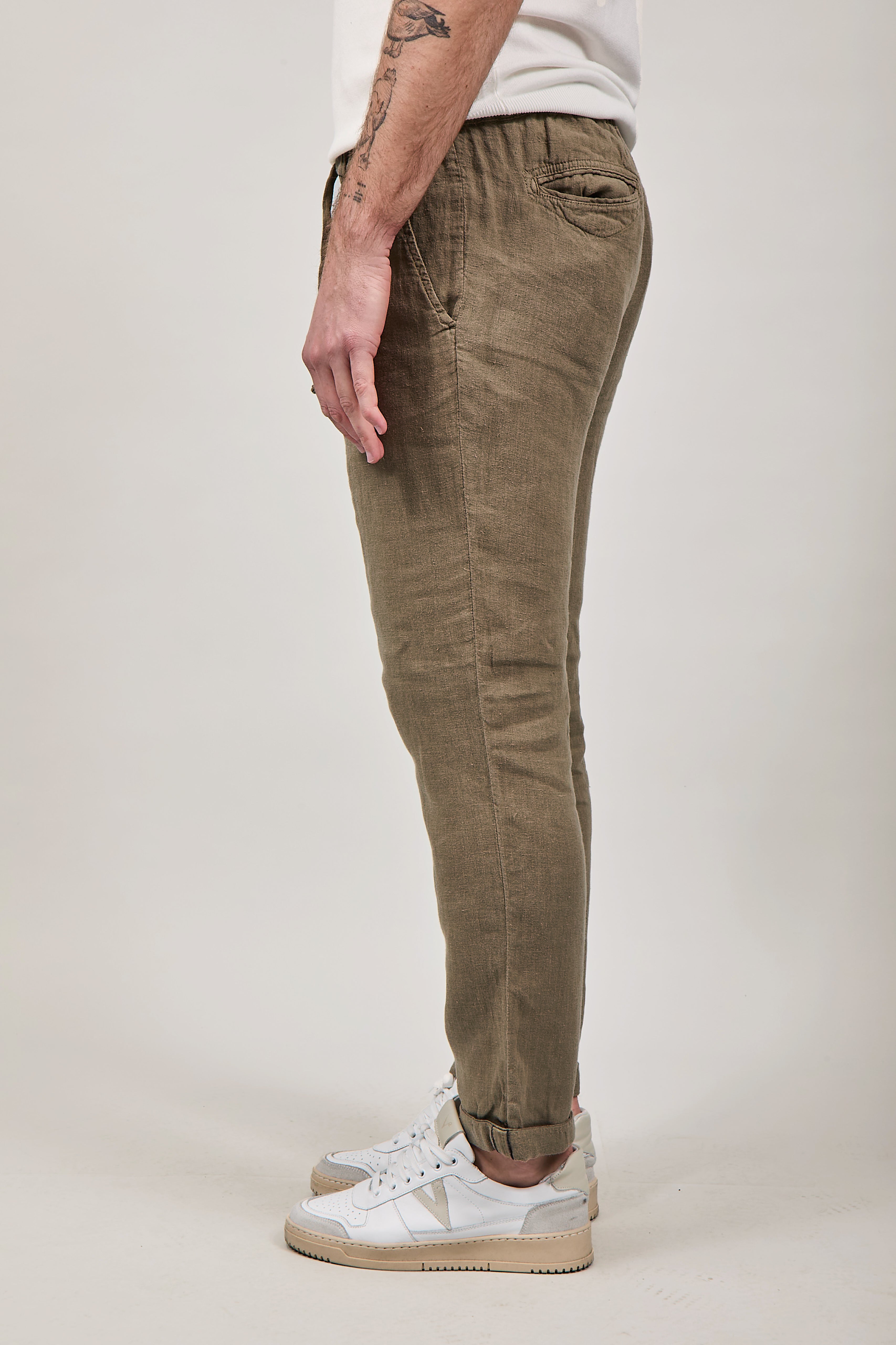 Pantalone Clark Lino Lewis T016 Militare