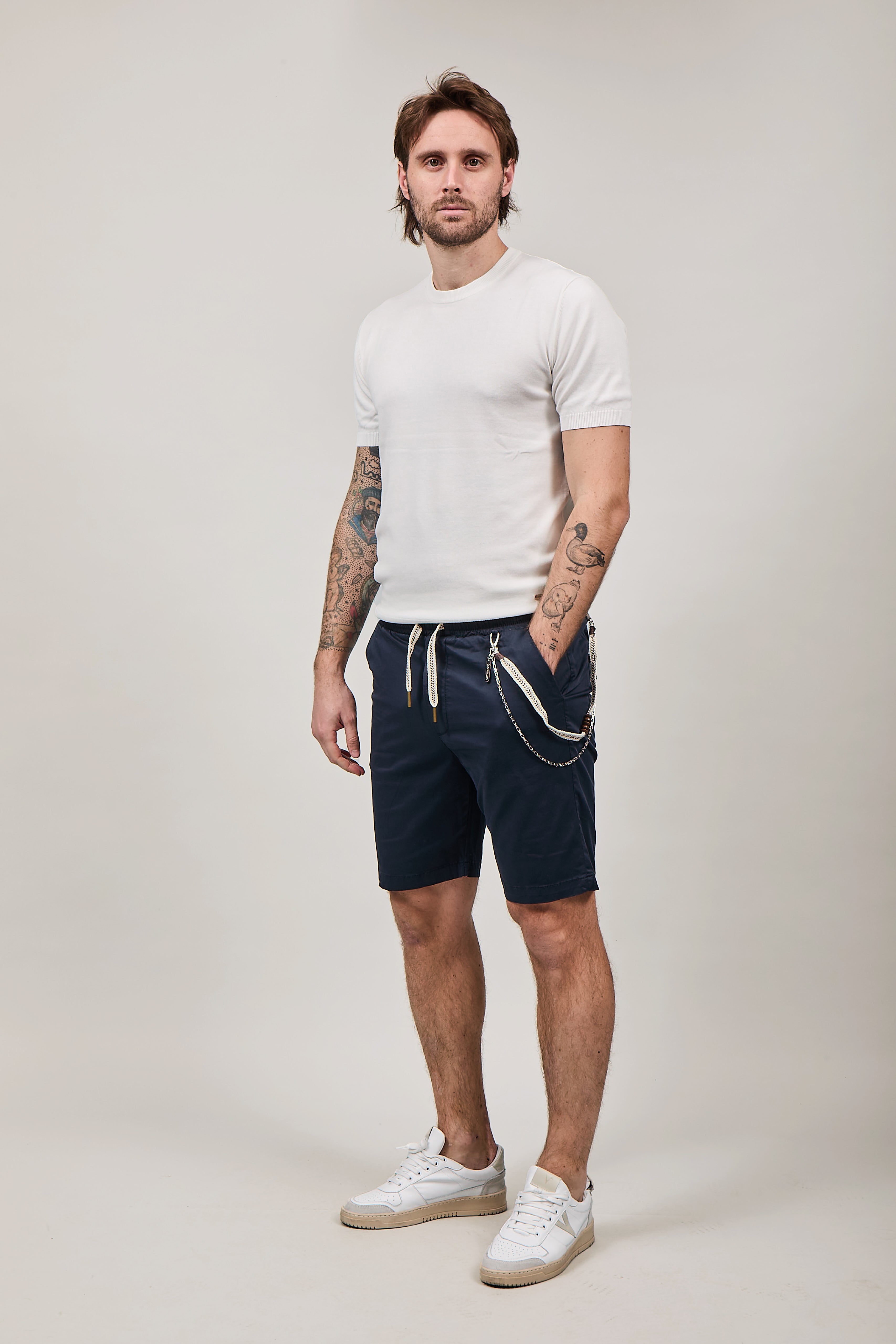 Bermuda Gianni Lupo 6073 Navy