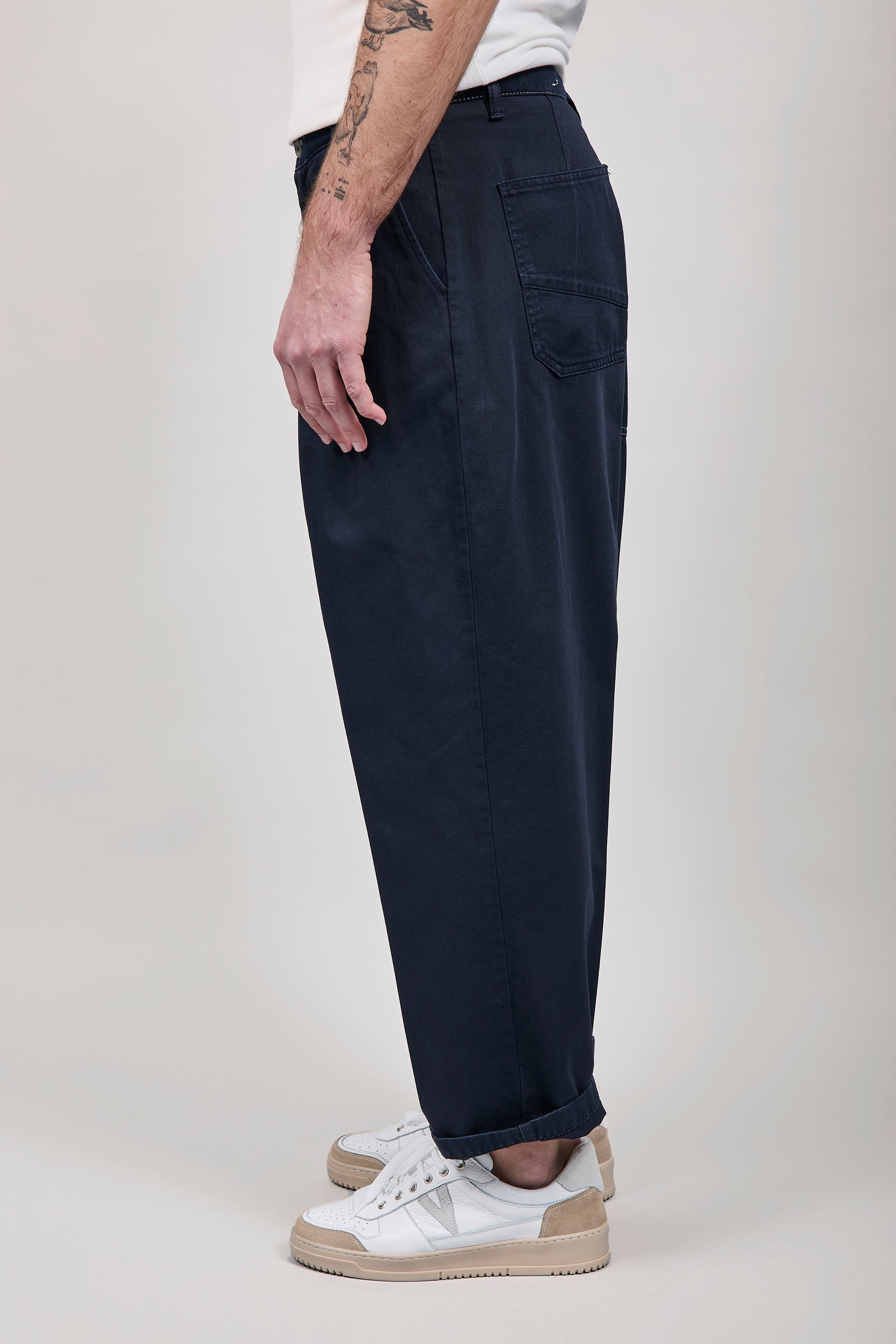 Pantalone cinta denim Berna Blu