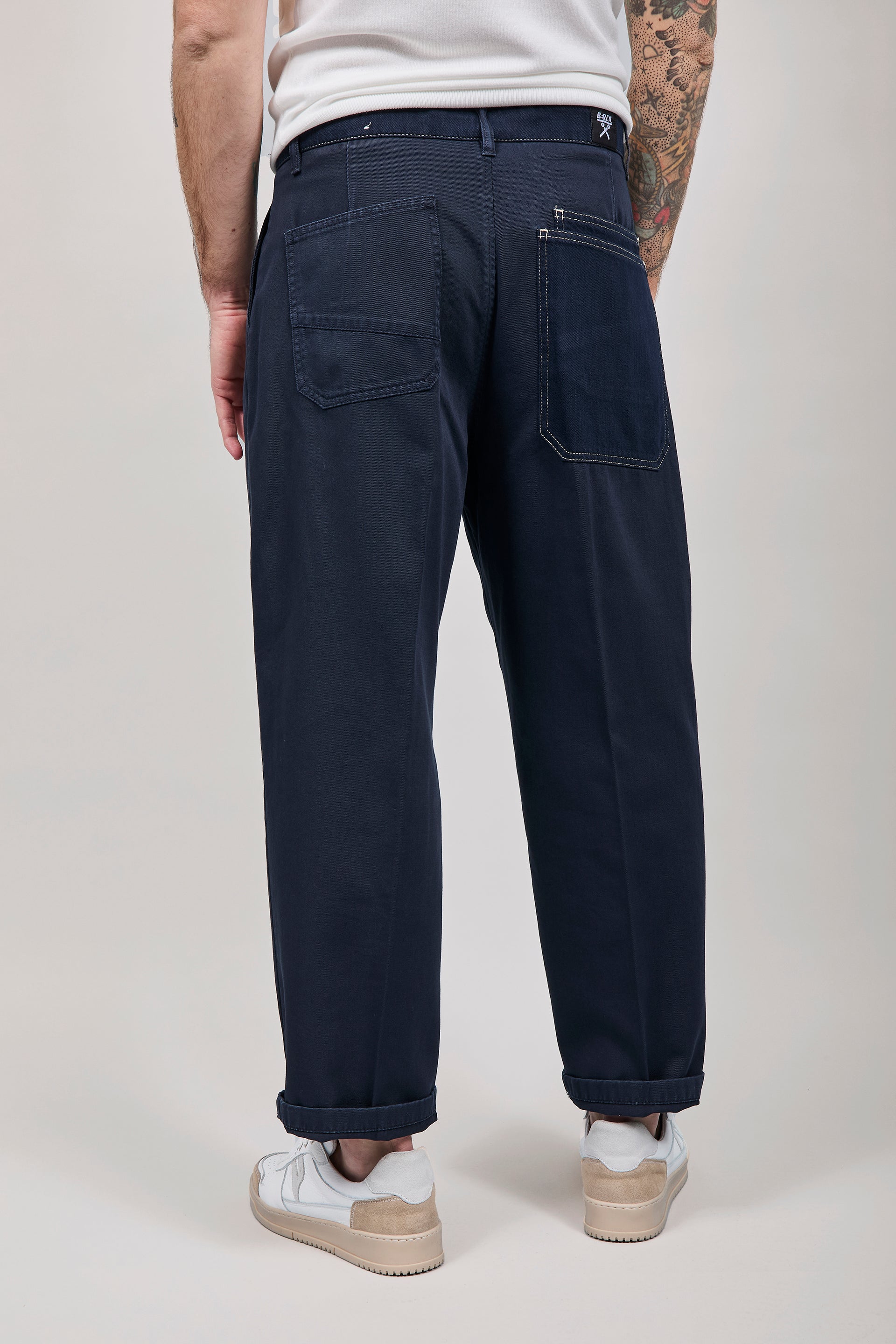 Pantalone cinta denim Berna Blu