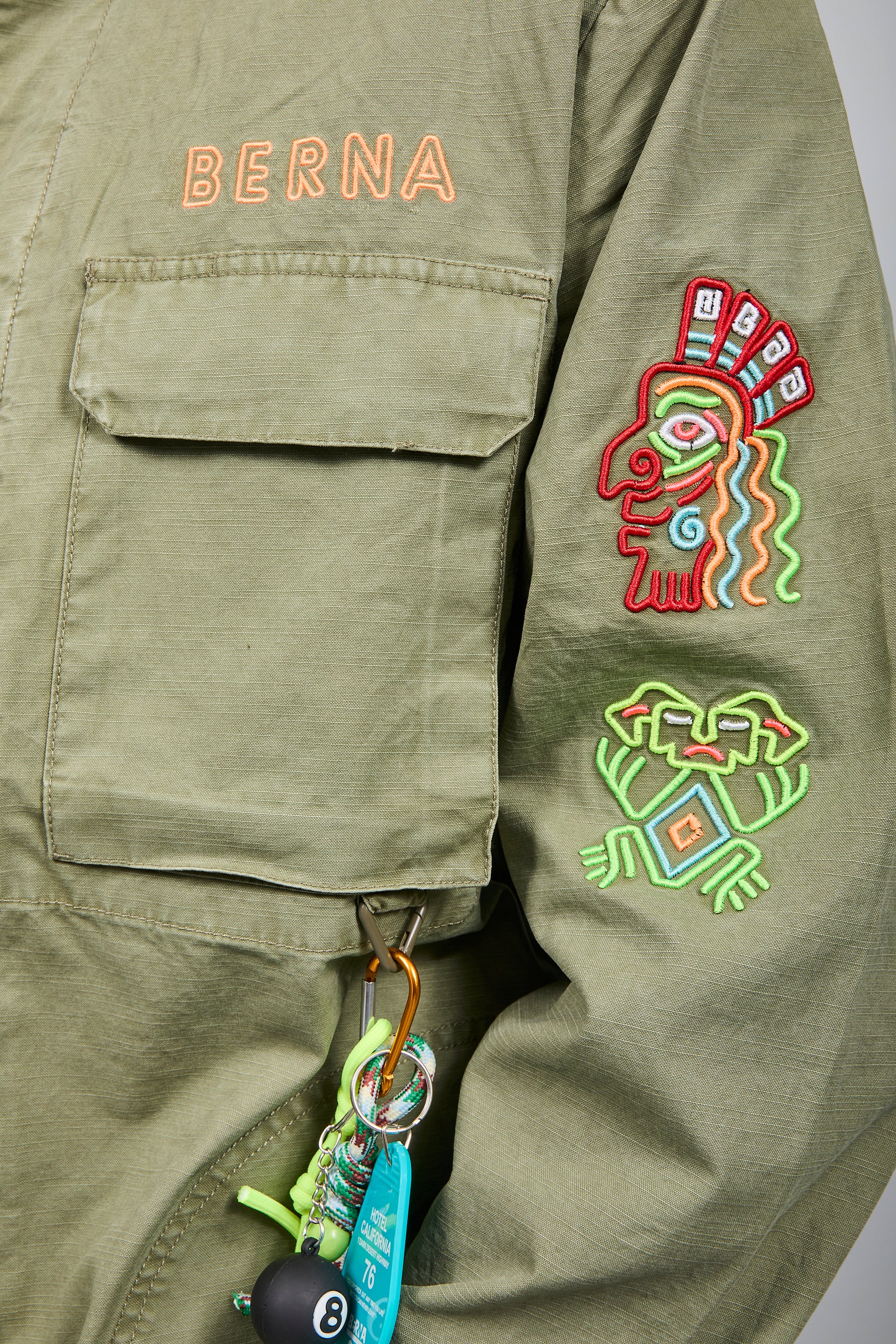 Overshirt Berna Ricami Aztechi