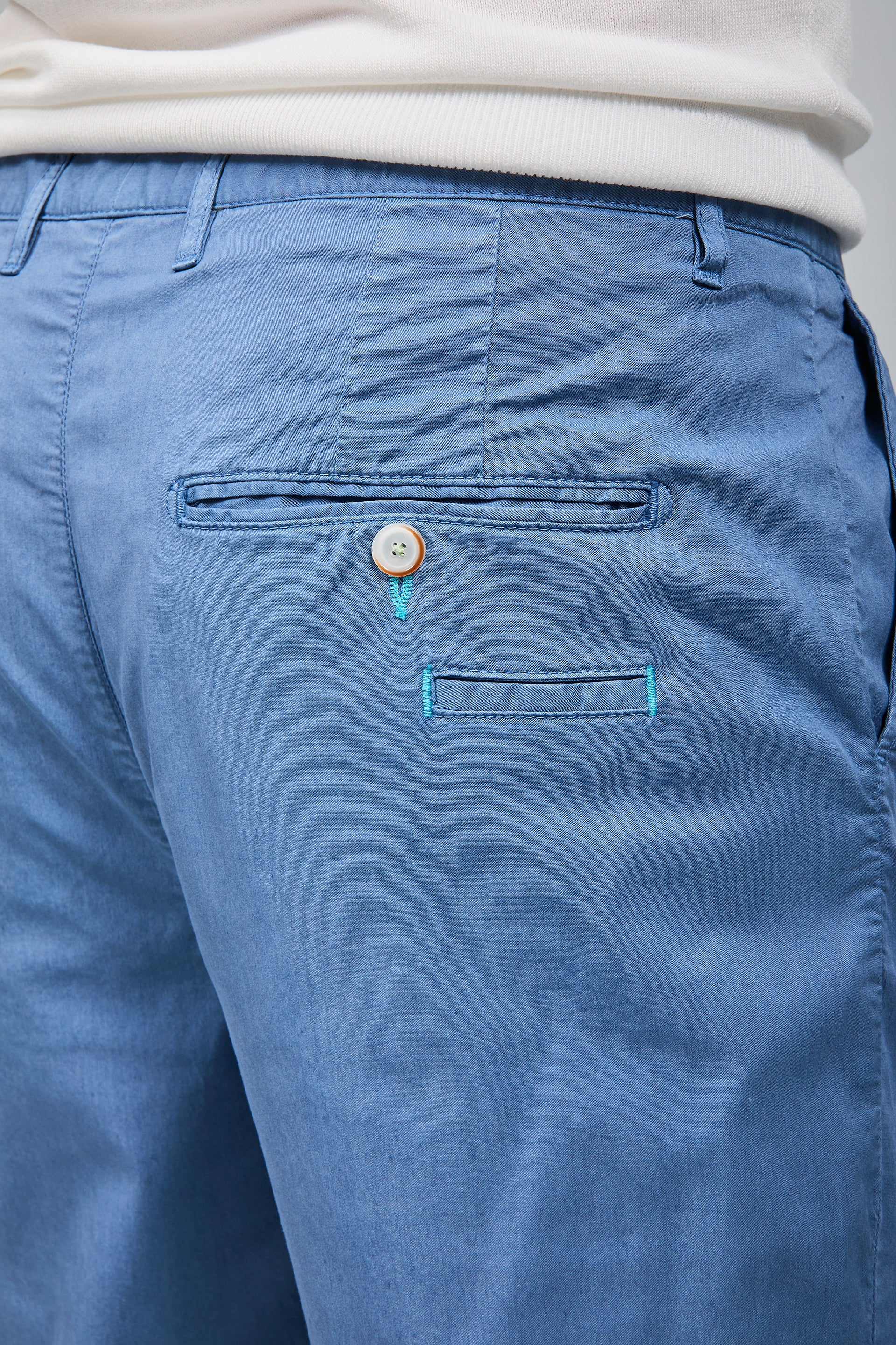 Pantalone Berna Japan Blu Ciano 96