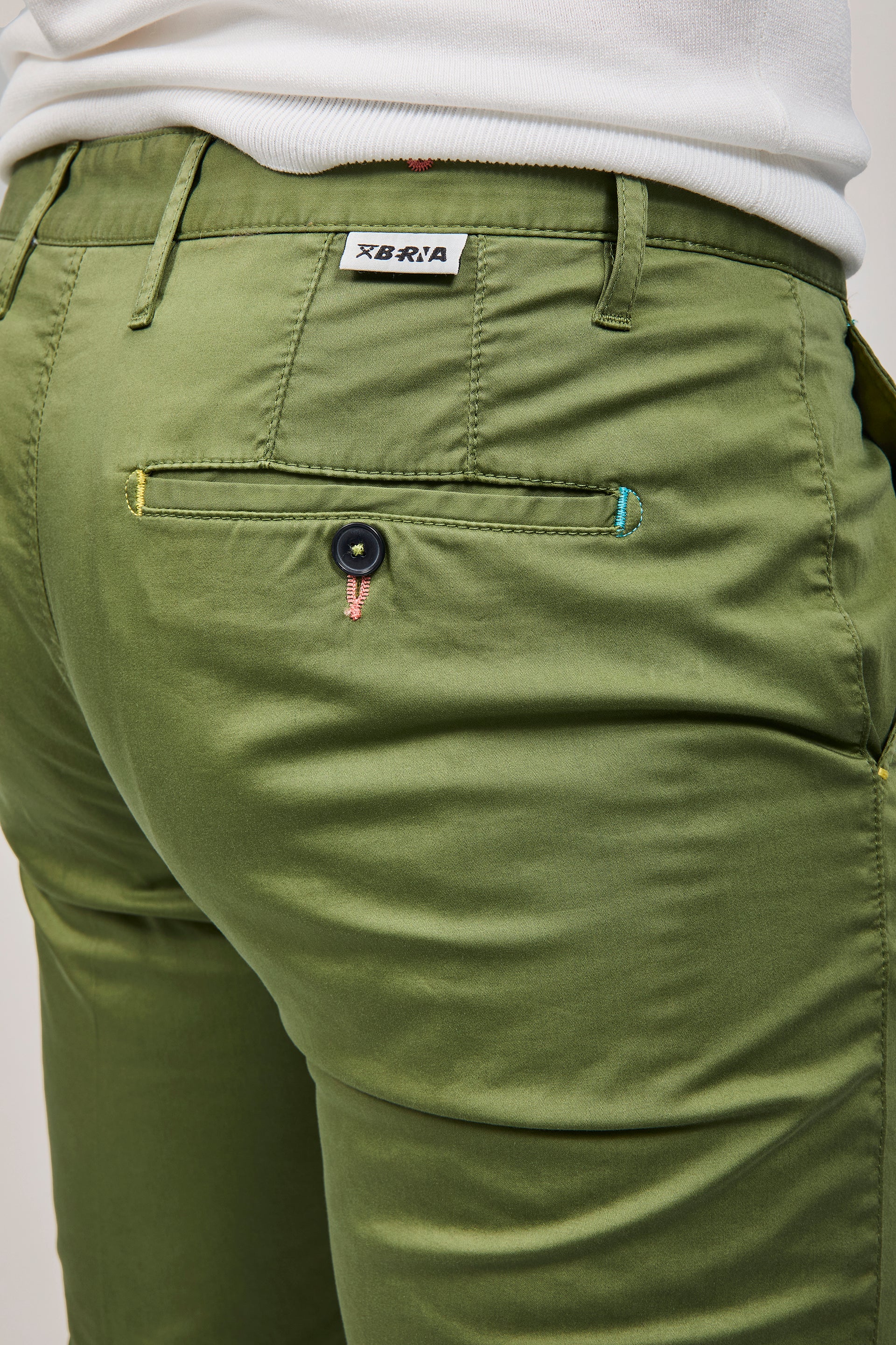Pantalone Berna chinos Verde 39