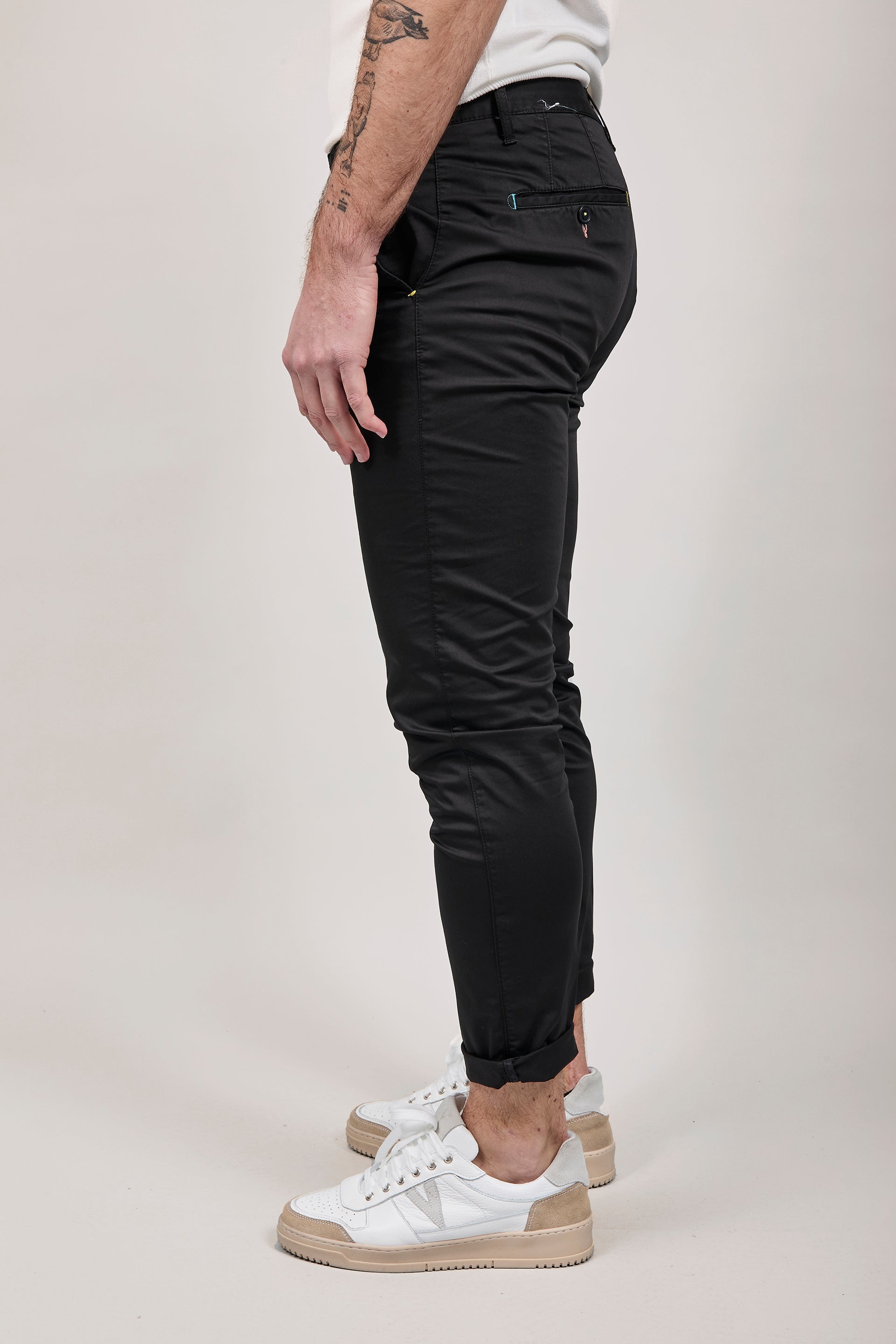 Pantalone Berna chinos Nero 39