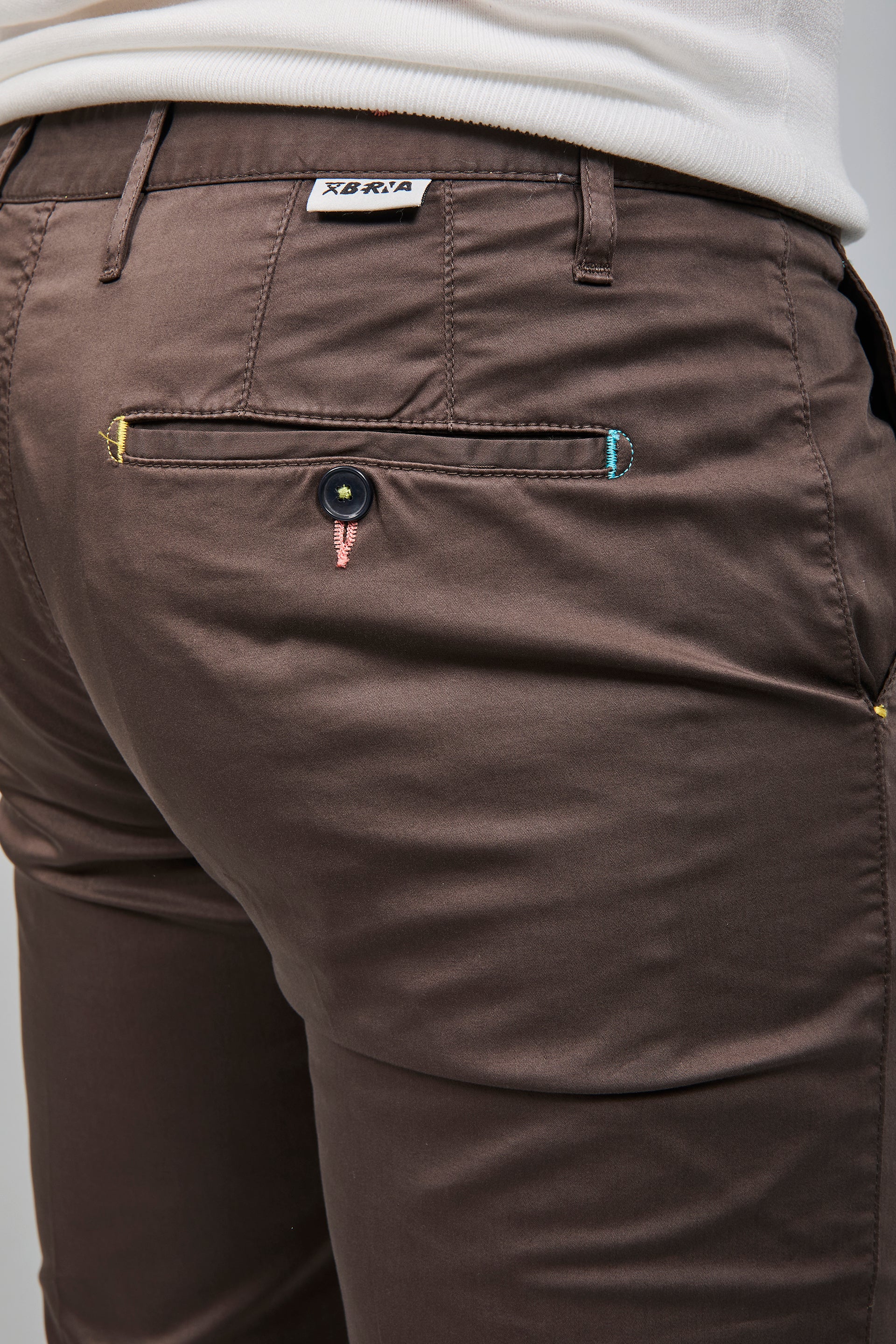 Pantalone Berna chinos Caffè 39
