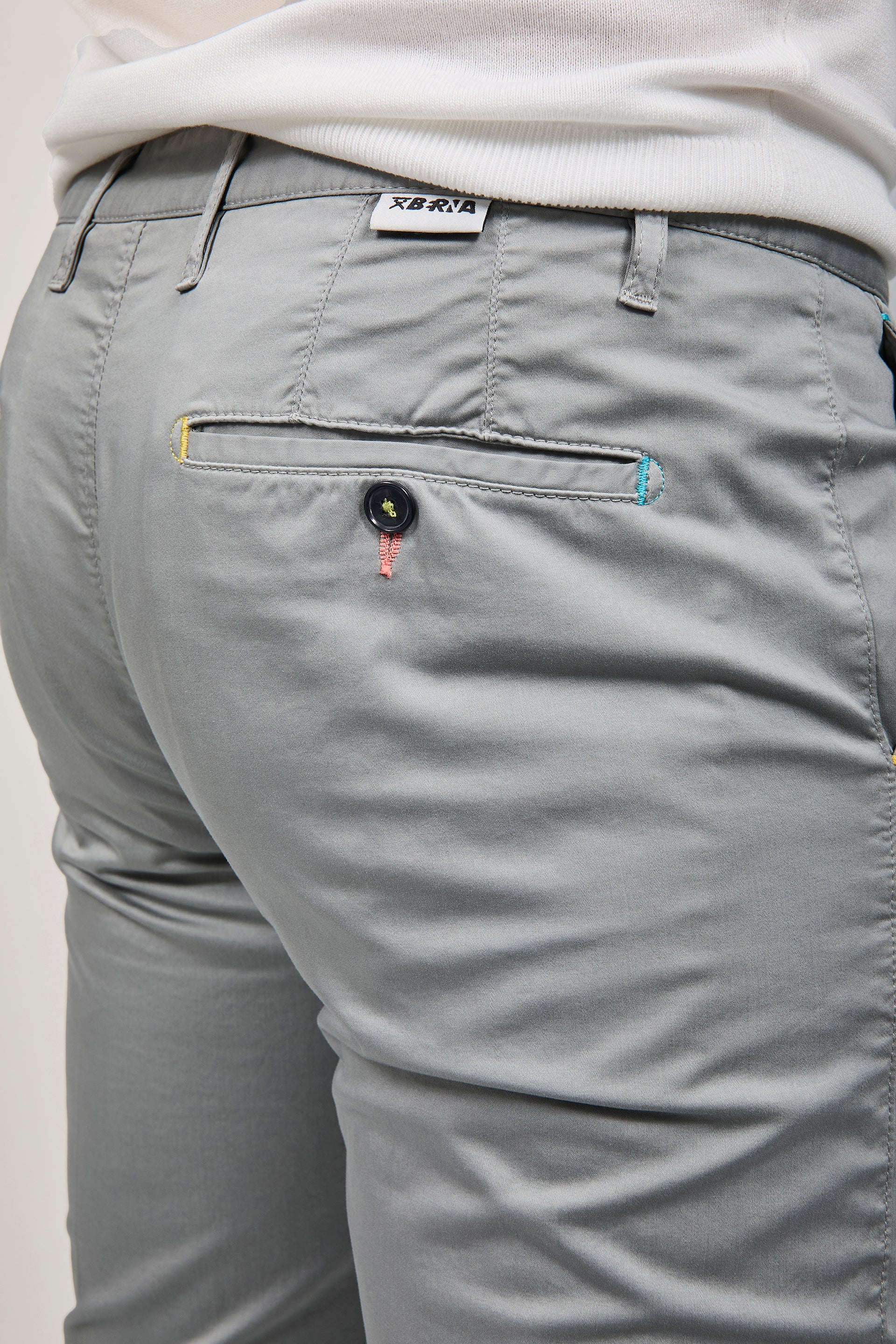 Pantalone Berna chinos Acciaio 39
