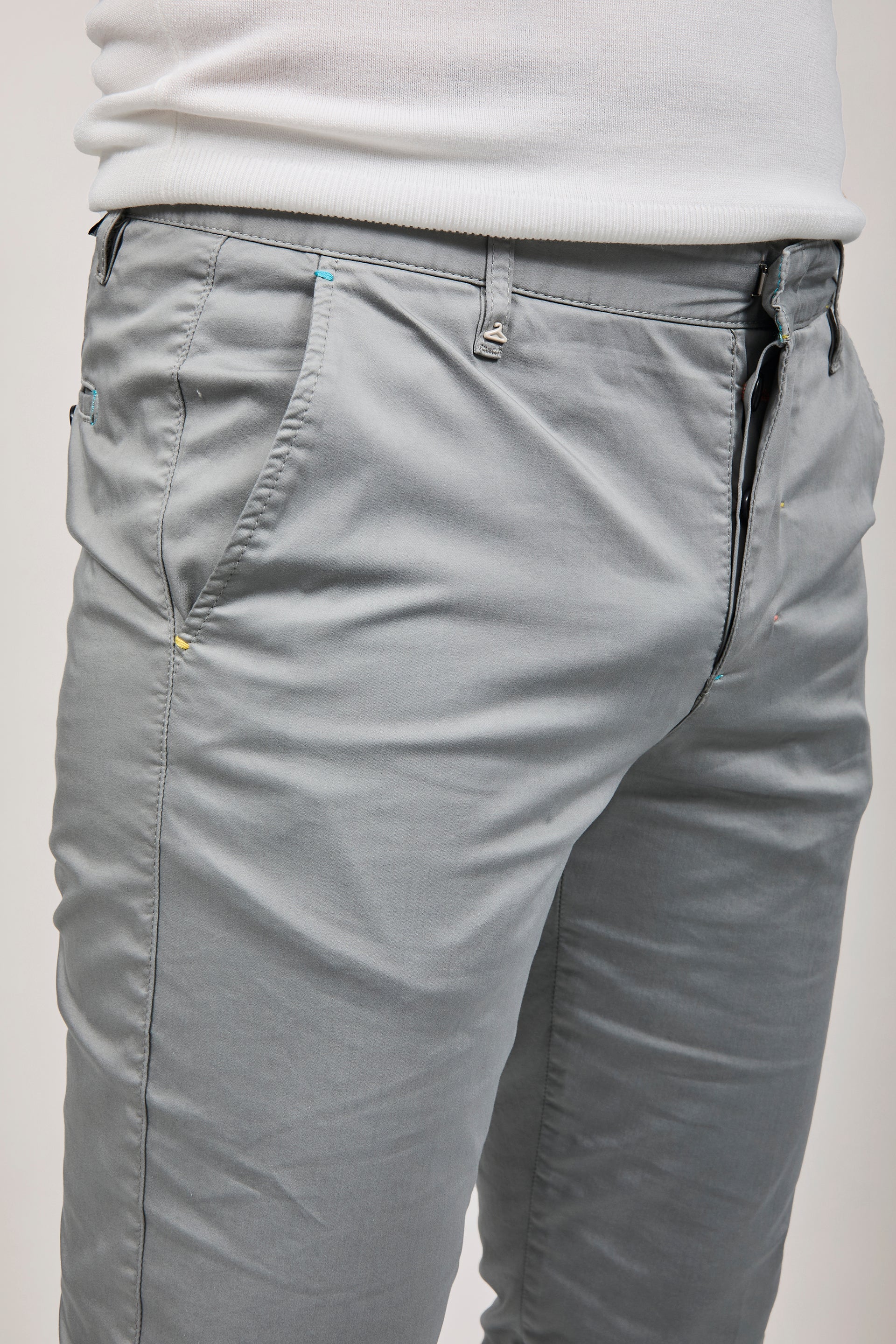 Pantalone Berna chinos Acciaio 39