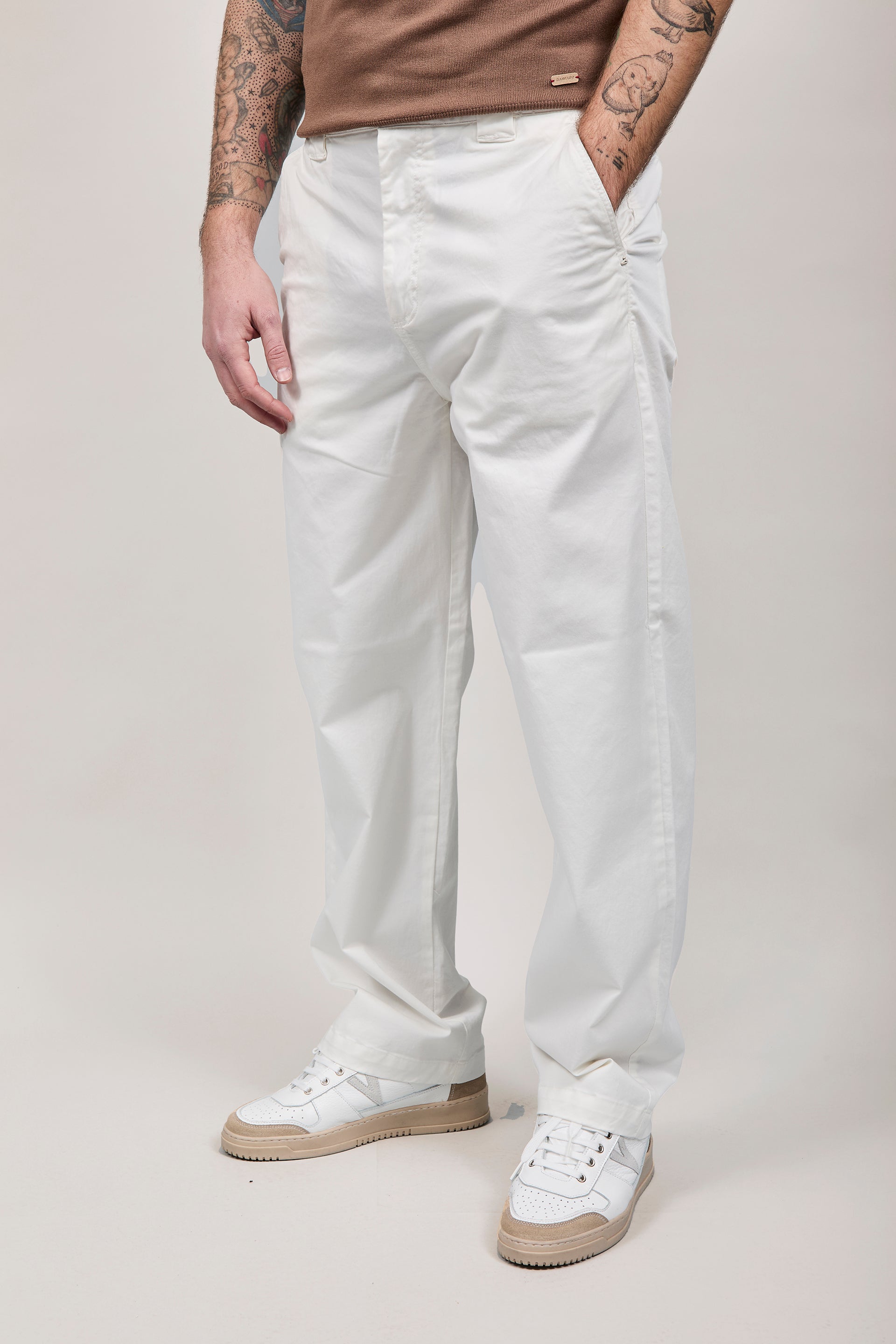 Pantalone Berna Bianco 2612