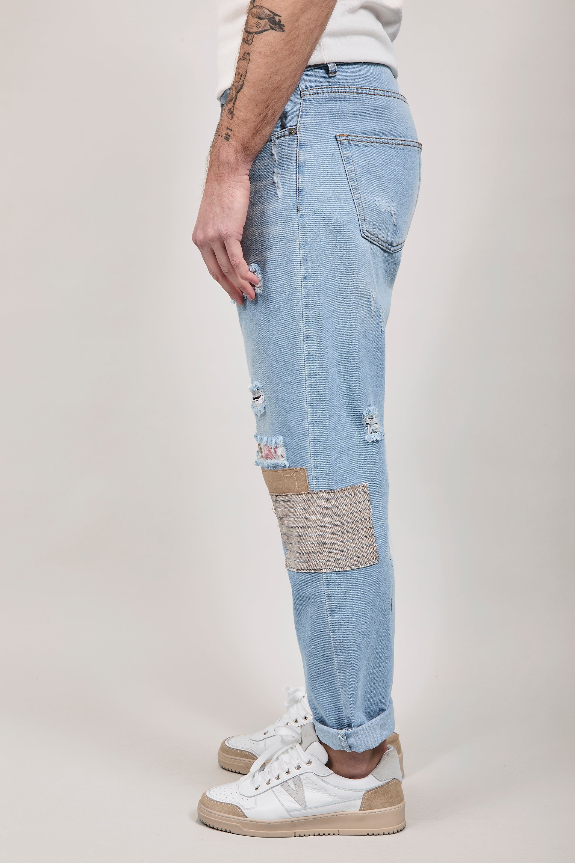Jeans Block Eleven Toppe Chiaro
