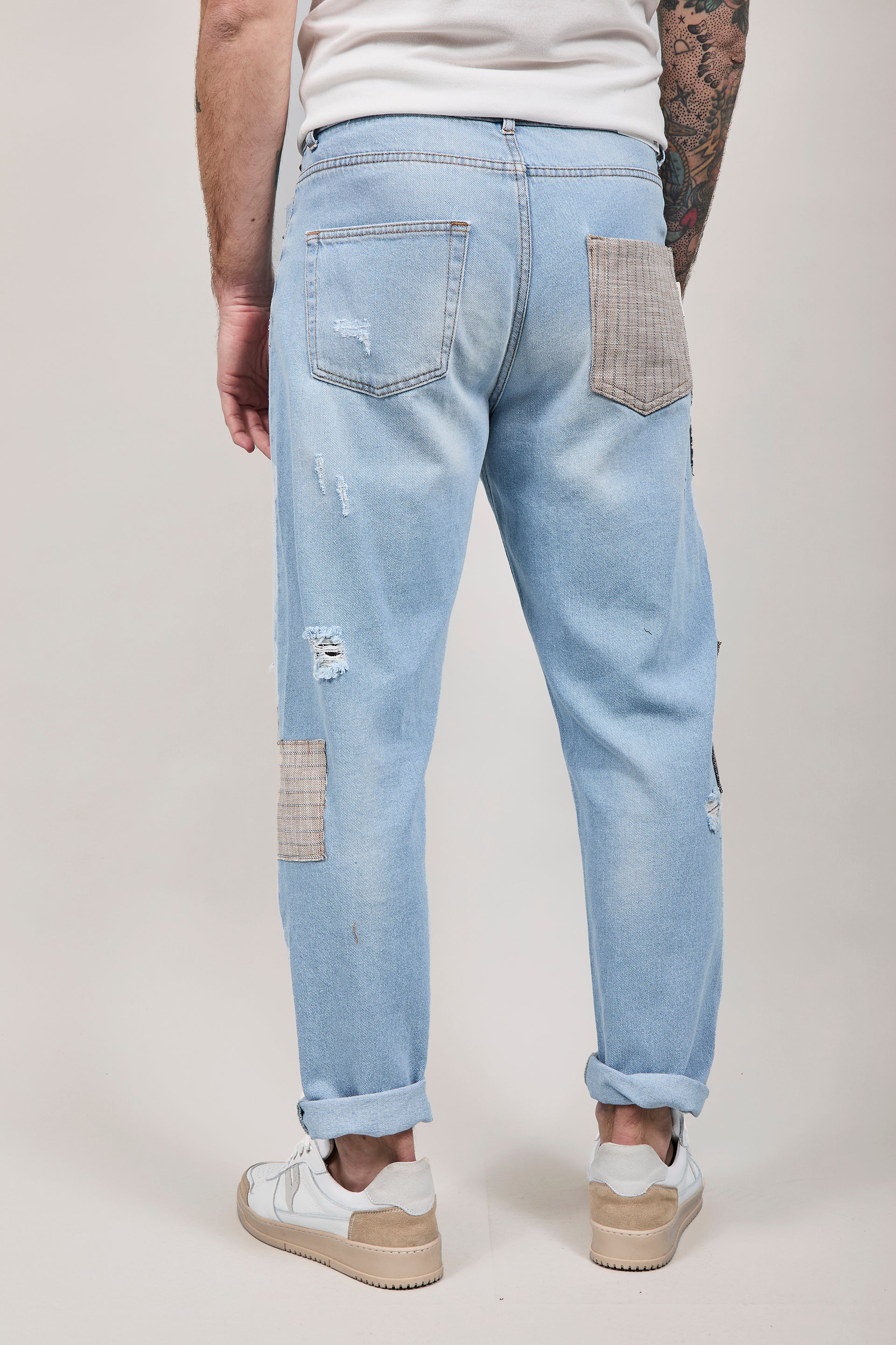 Jeans Block Eleven Toppe Chiaro