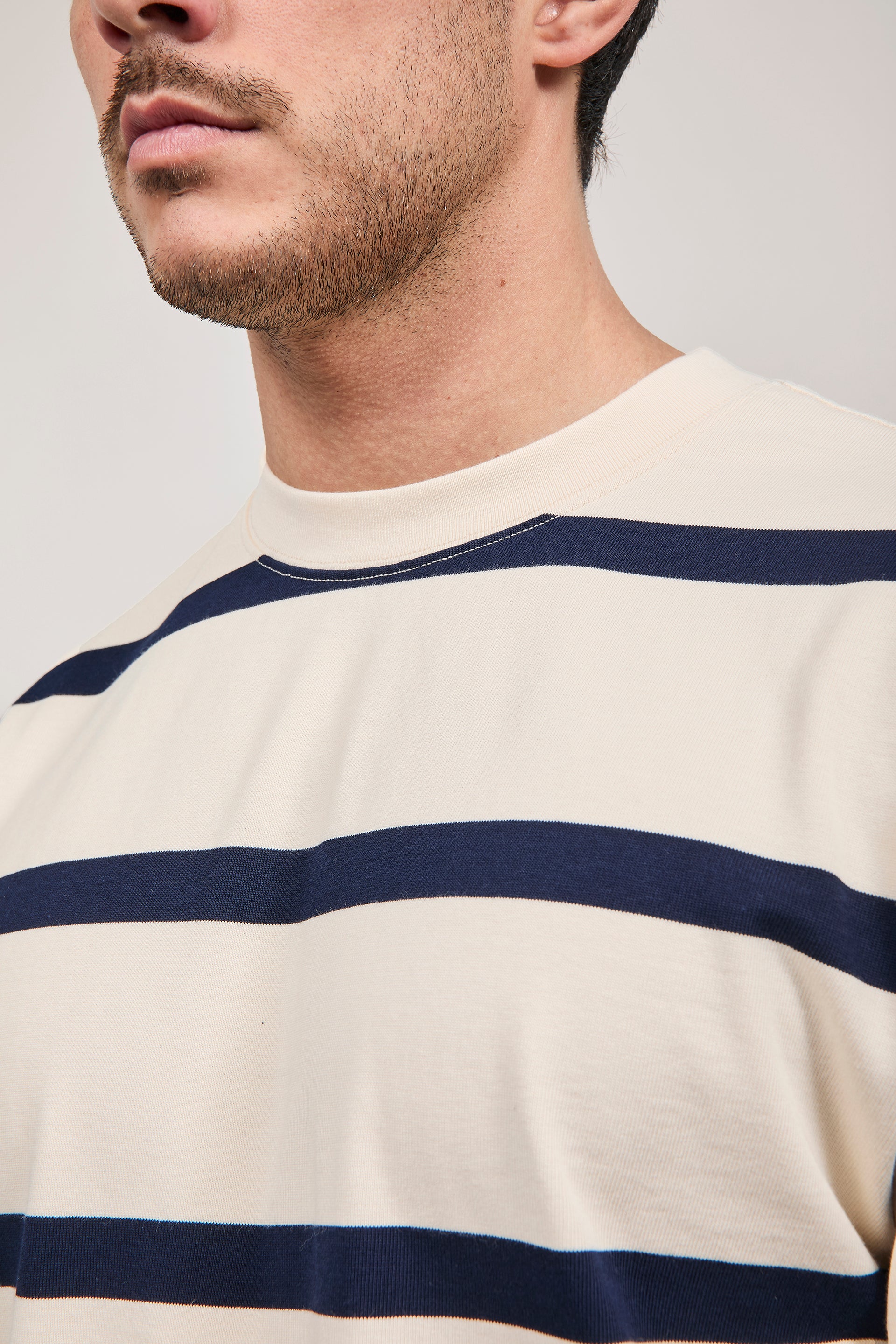 T-shirt Berna Boxy Righe
