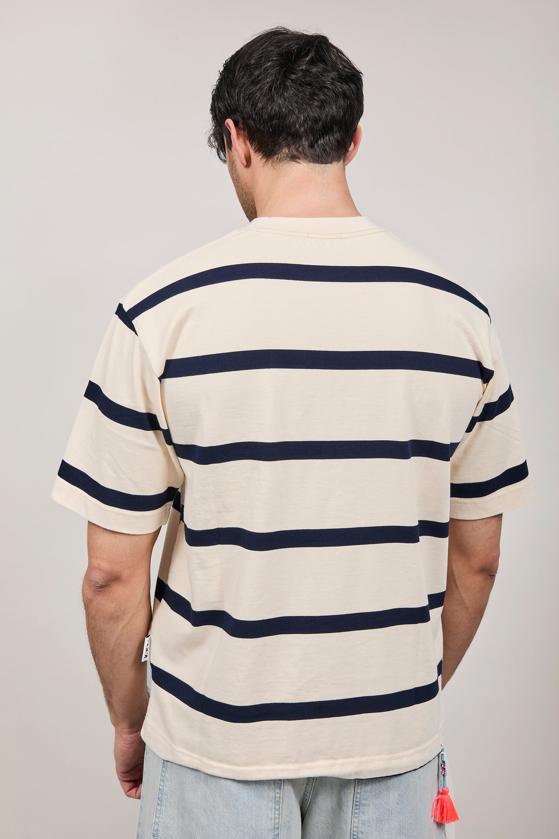 T-shirt Berna Boxy Righe