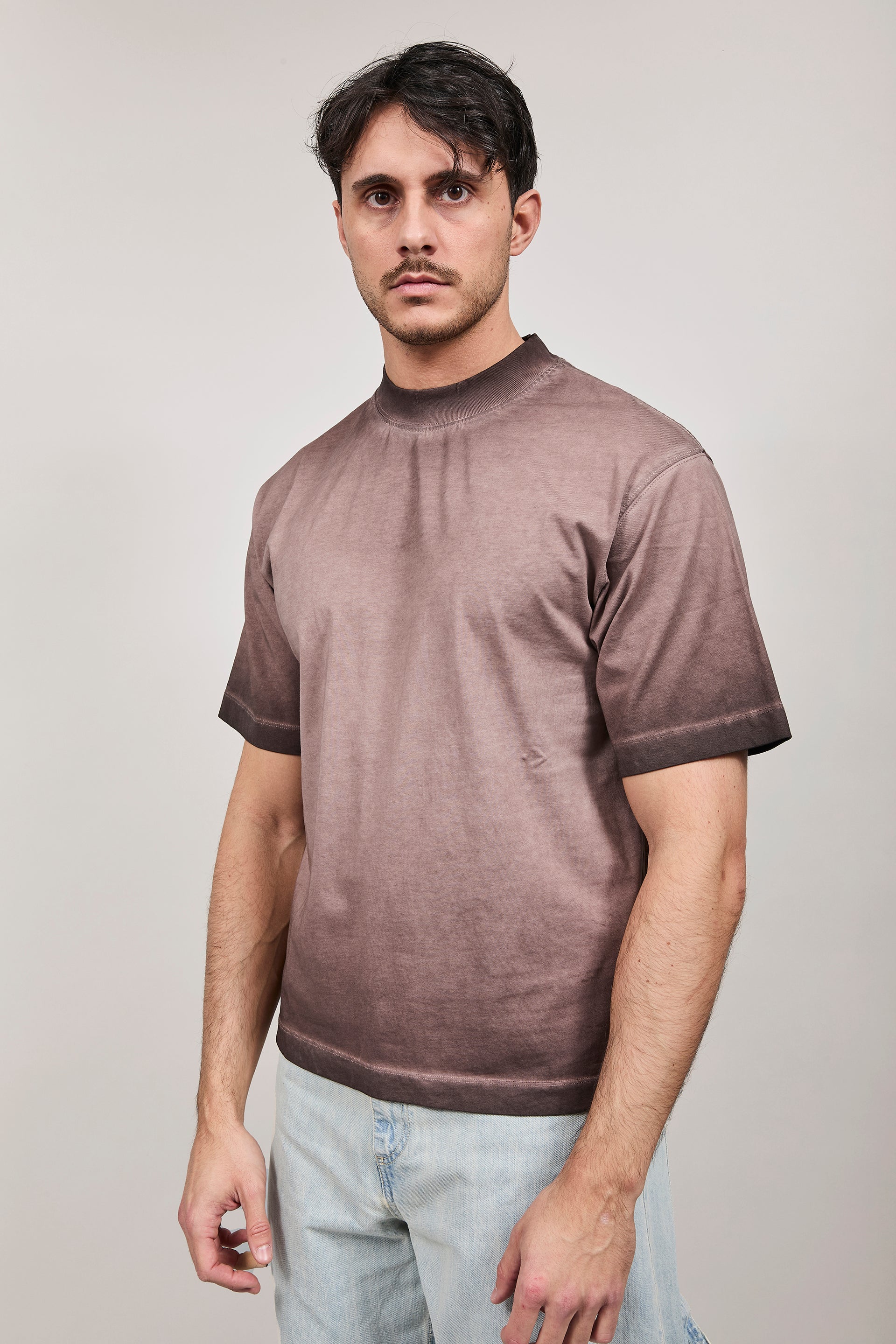 T-shirt Berna Boxy Caffè