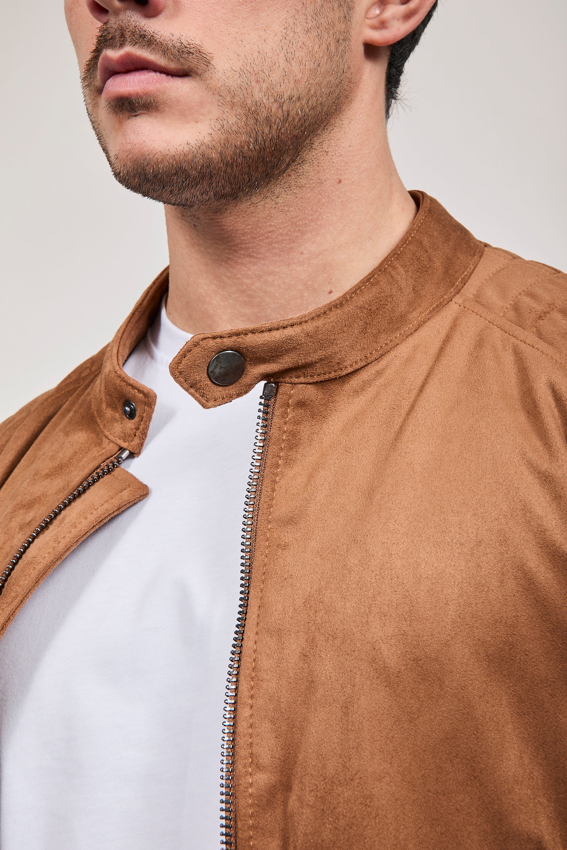 Giubbino Imperial Suede Tabacco