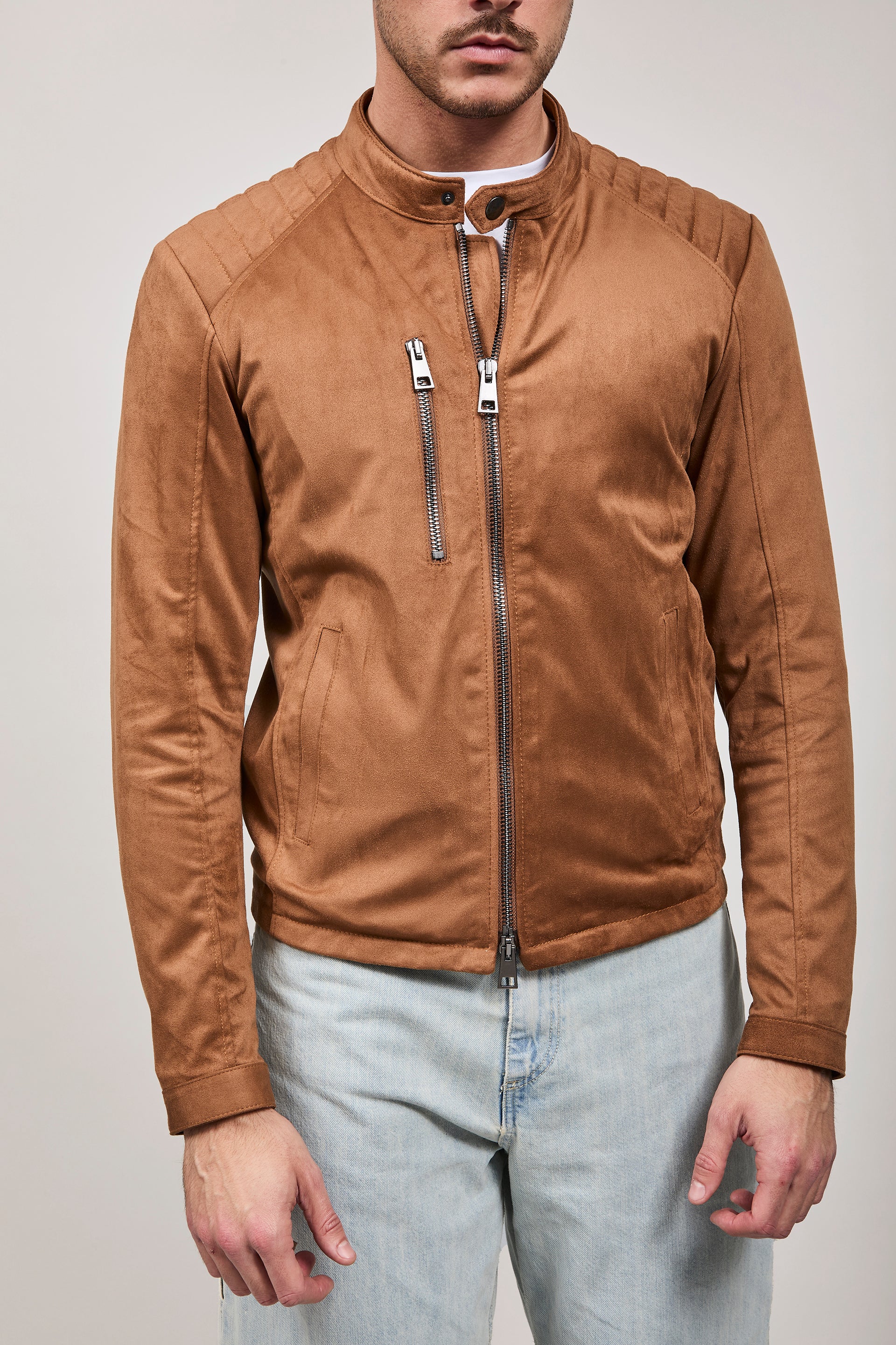 Giubbino Imperial Suede Tabacco