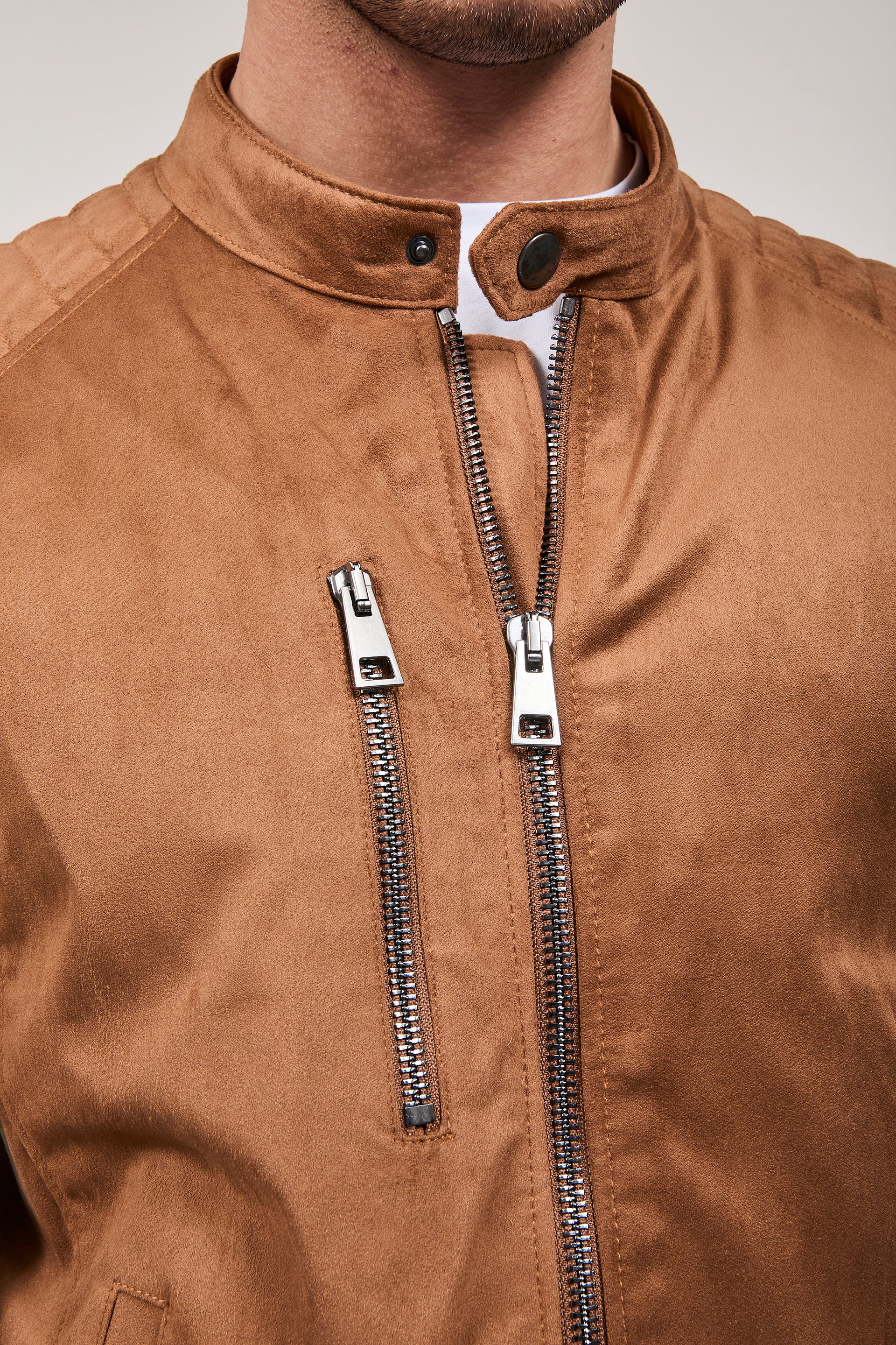 Giubbino Imperial Suede Tabacco