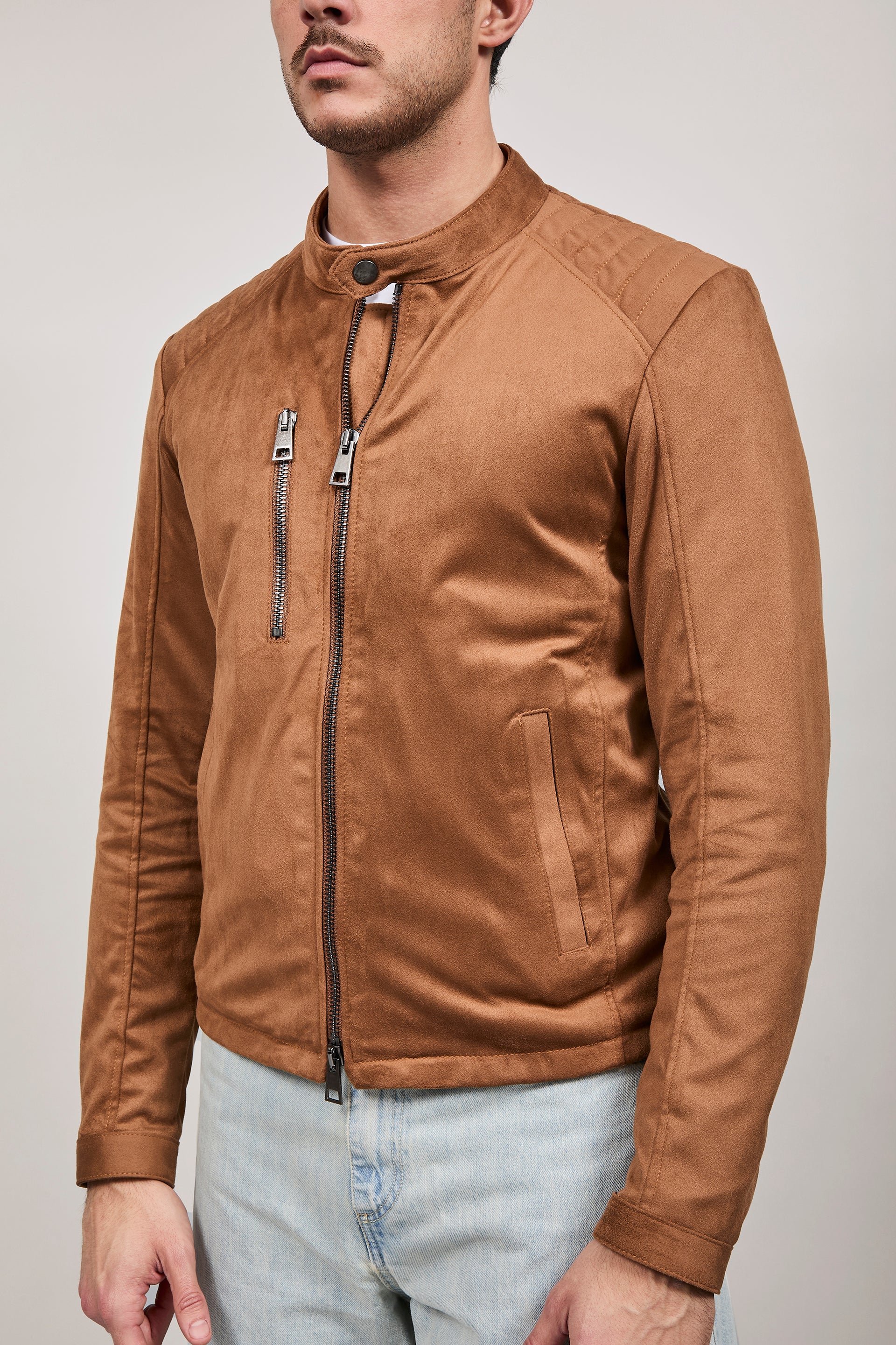 Giubbino Imperial Suede Tabacco