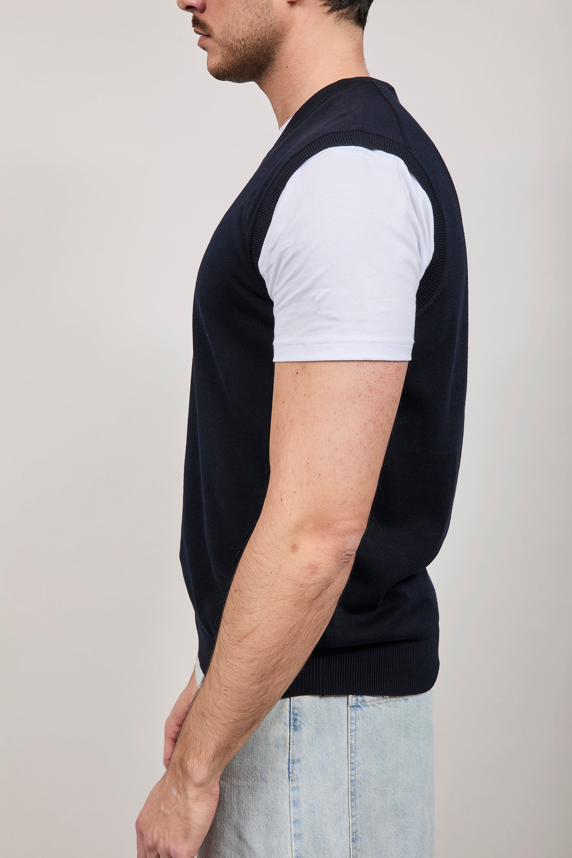 Gilet hamaki-ho Scollo V Blu 3207