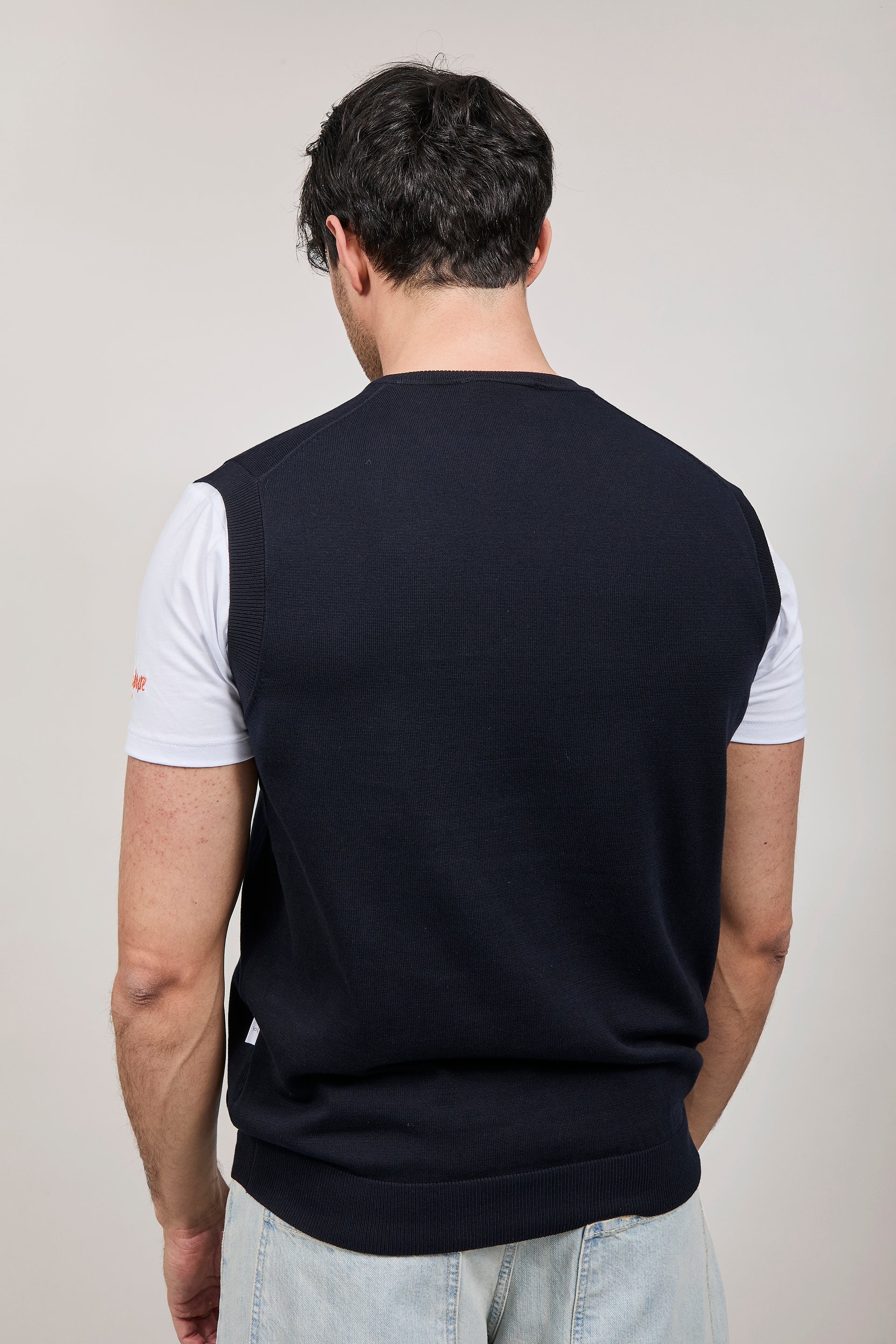 Gilet hamaki-ho Scollo V Blu 3207