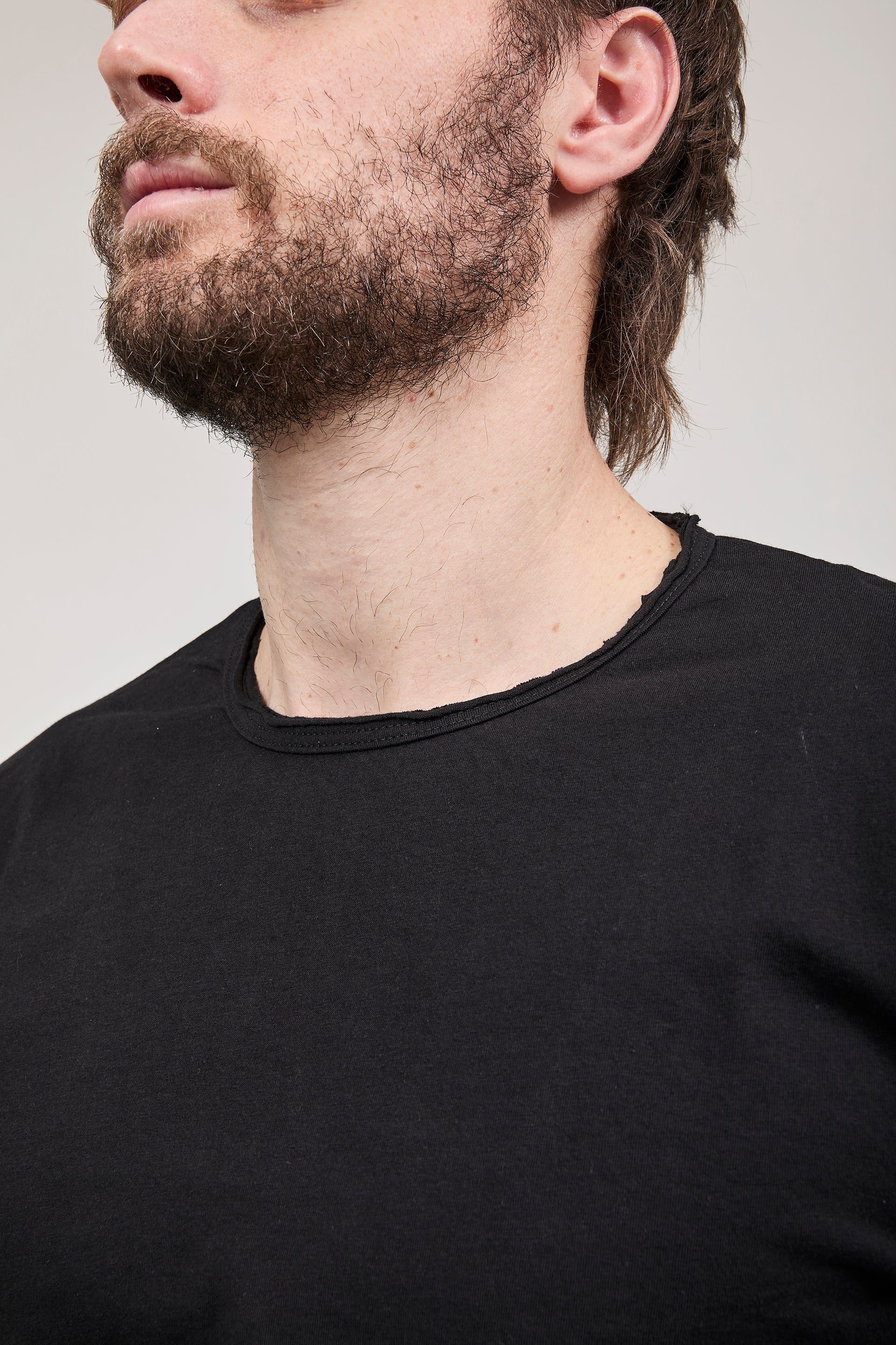 T-shirt basica Block Eleven Nera