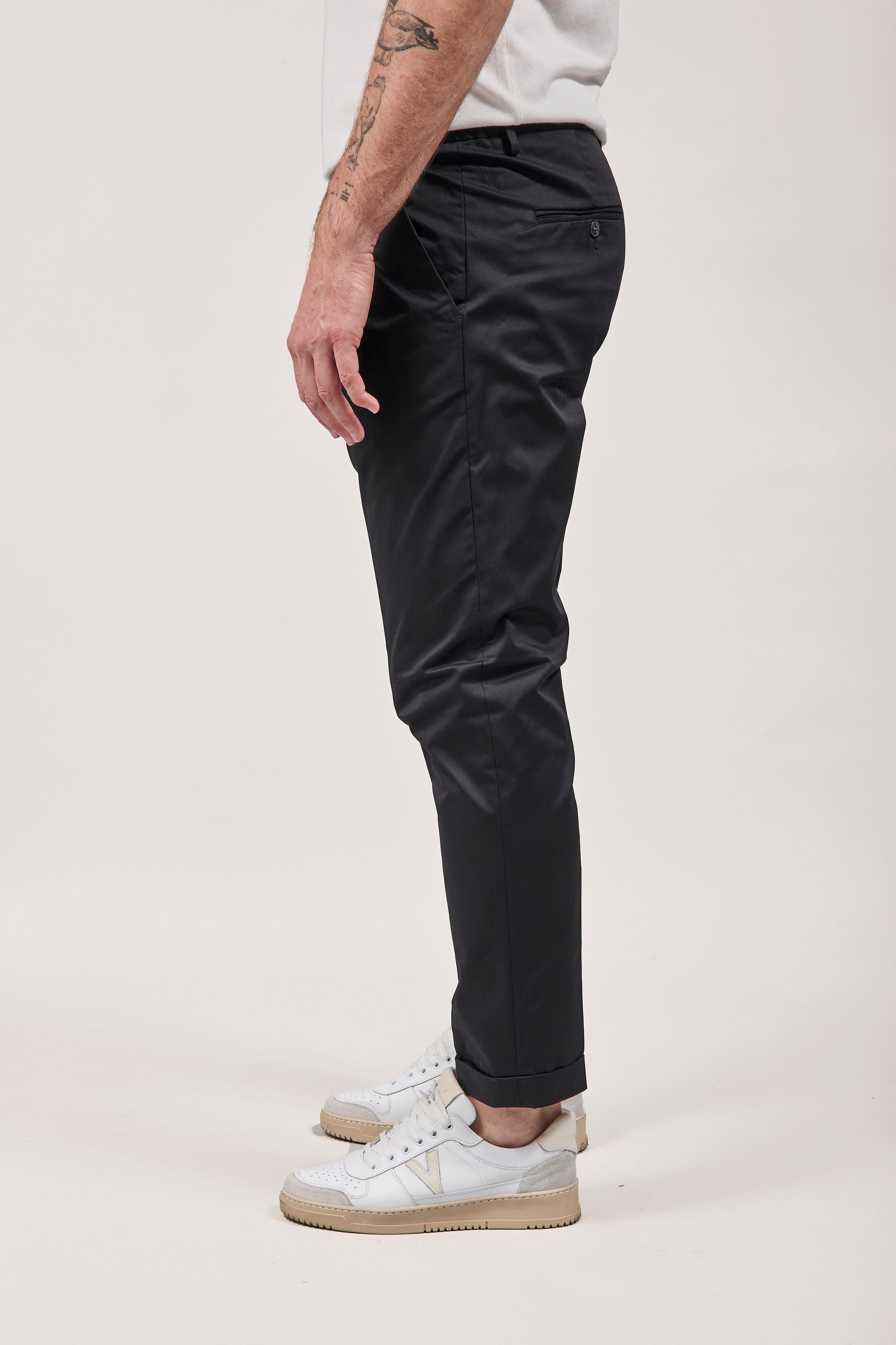 Pantalone Over-d Nero P40