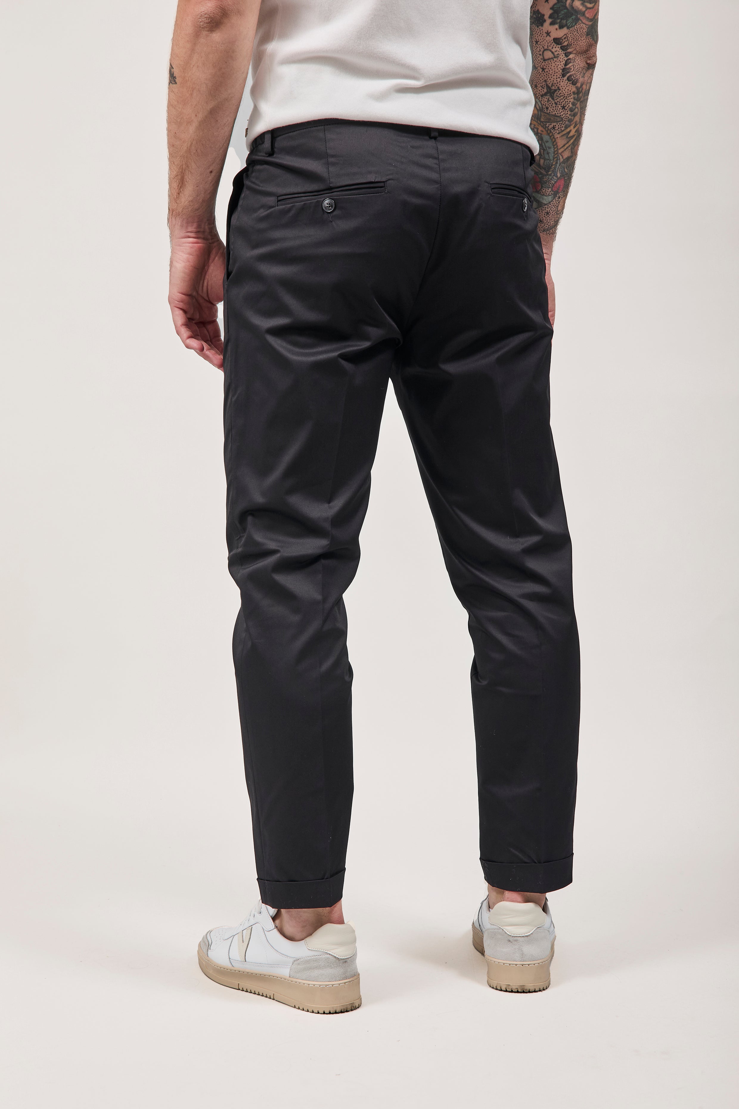 Pantalone Over-d Nero P40