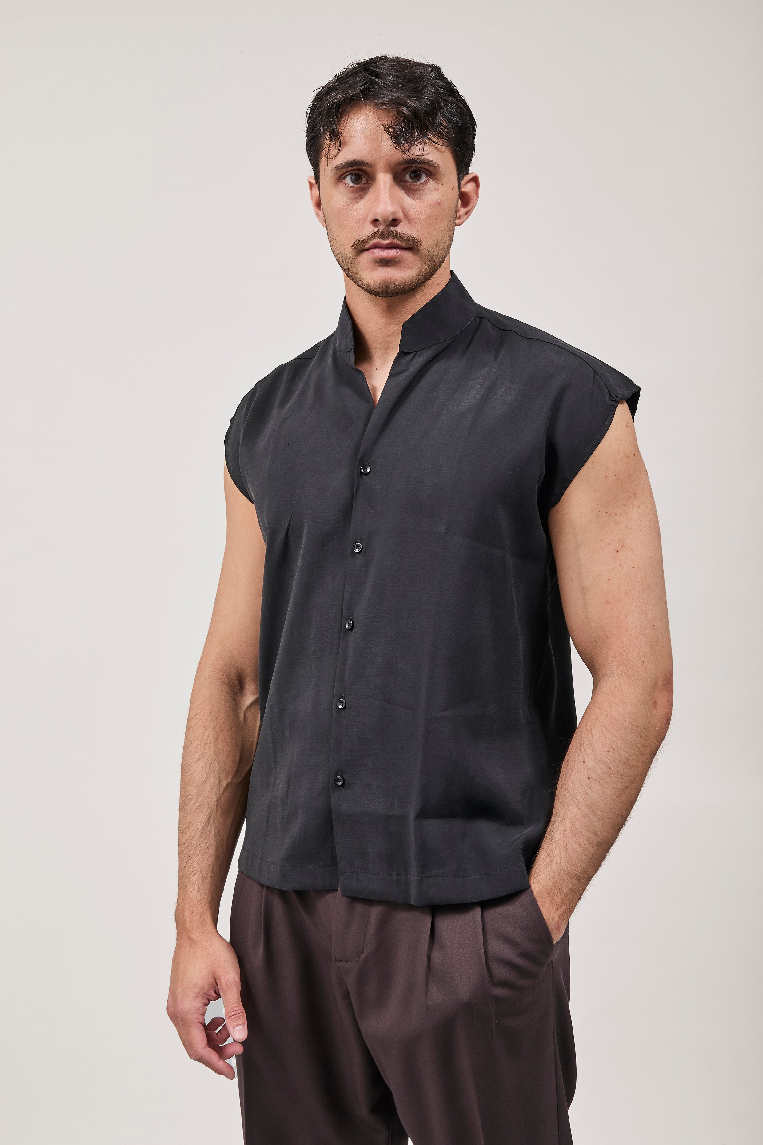 Camicia Over-d Nera C63