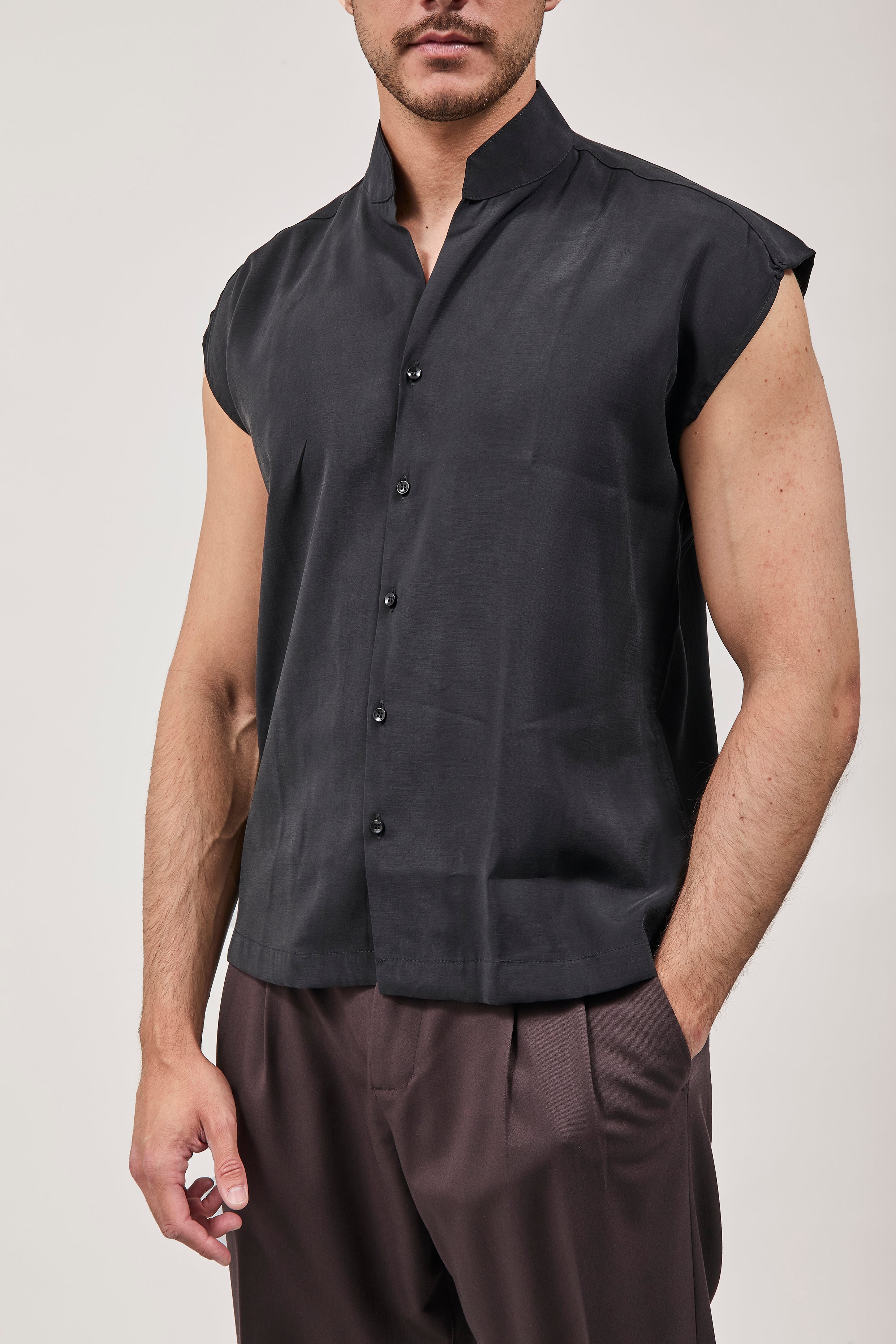 Camicia Over-d Nera C63