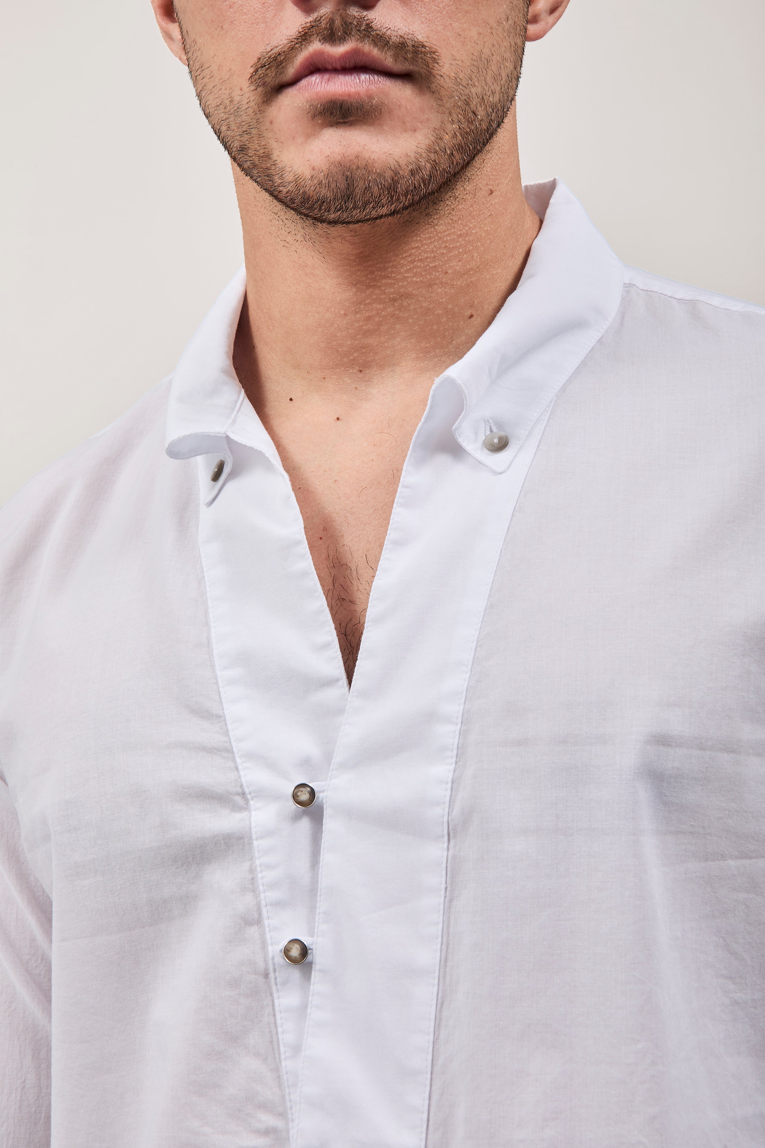 Camicia Alta Tensione Faro Bianca