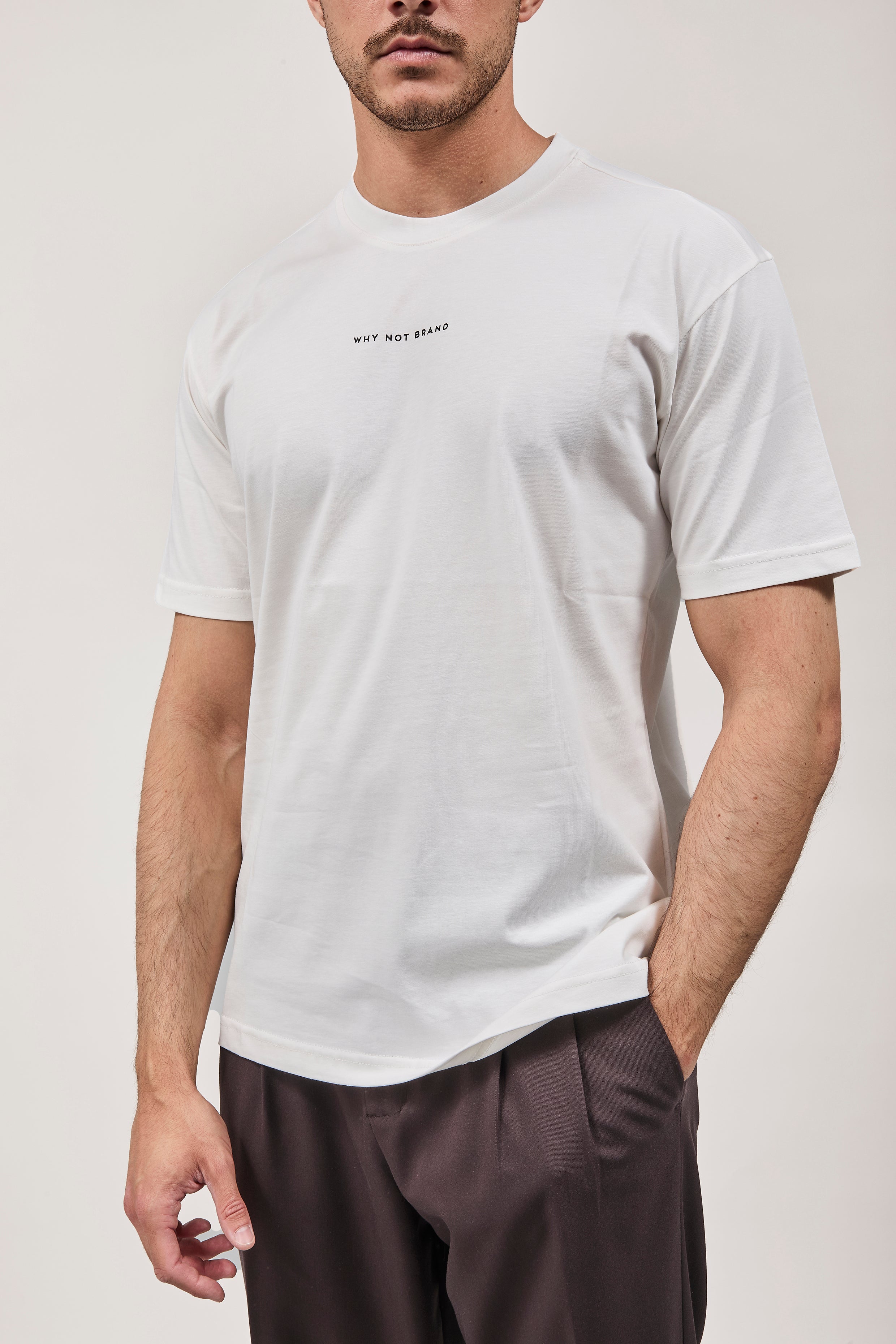 T-shirt Why Not Brand Small logo Panna