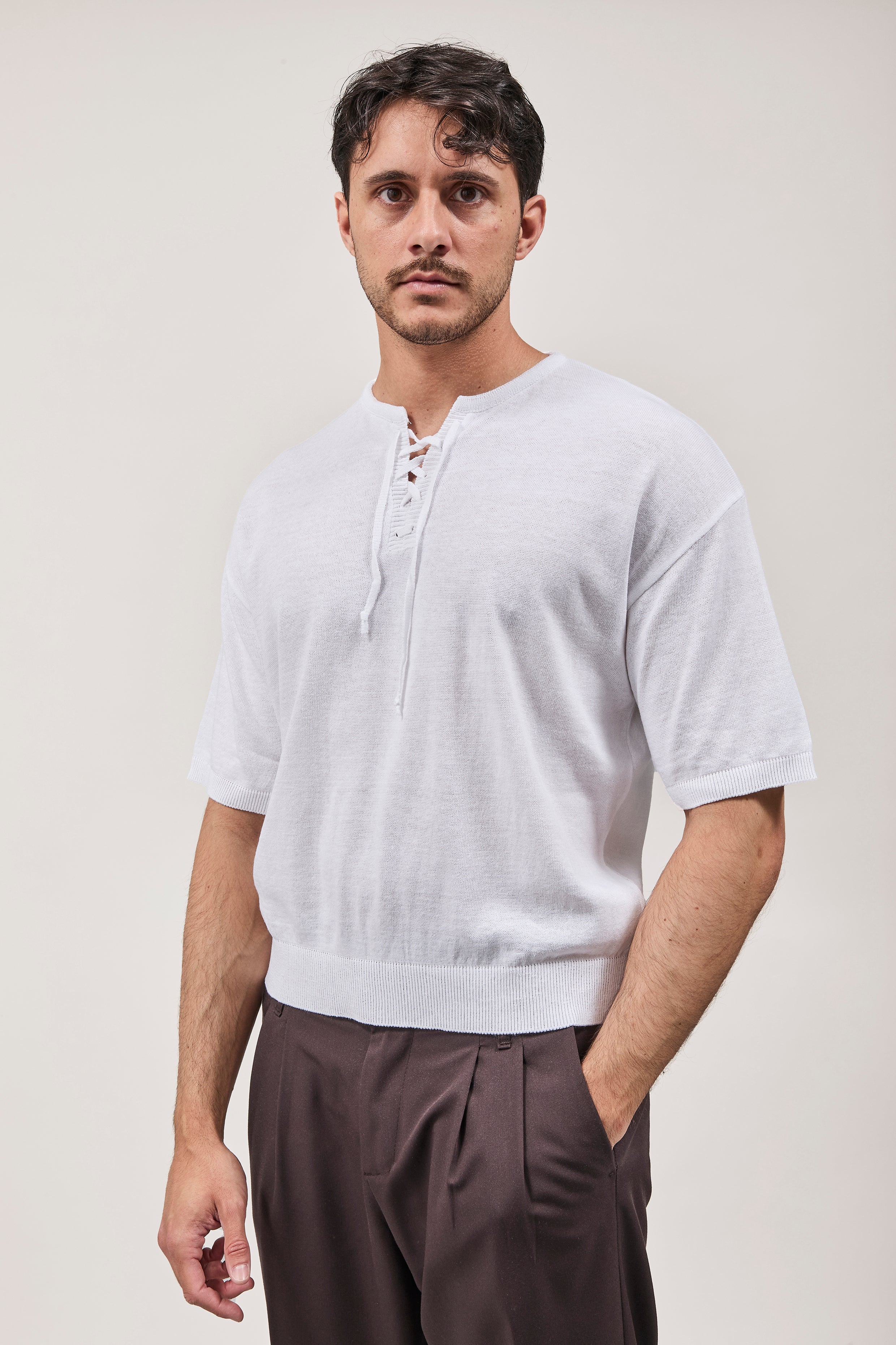 Maglia NJB Laccetto Bianca